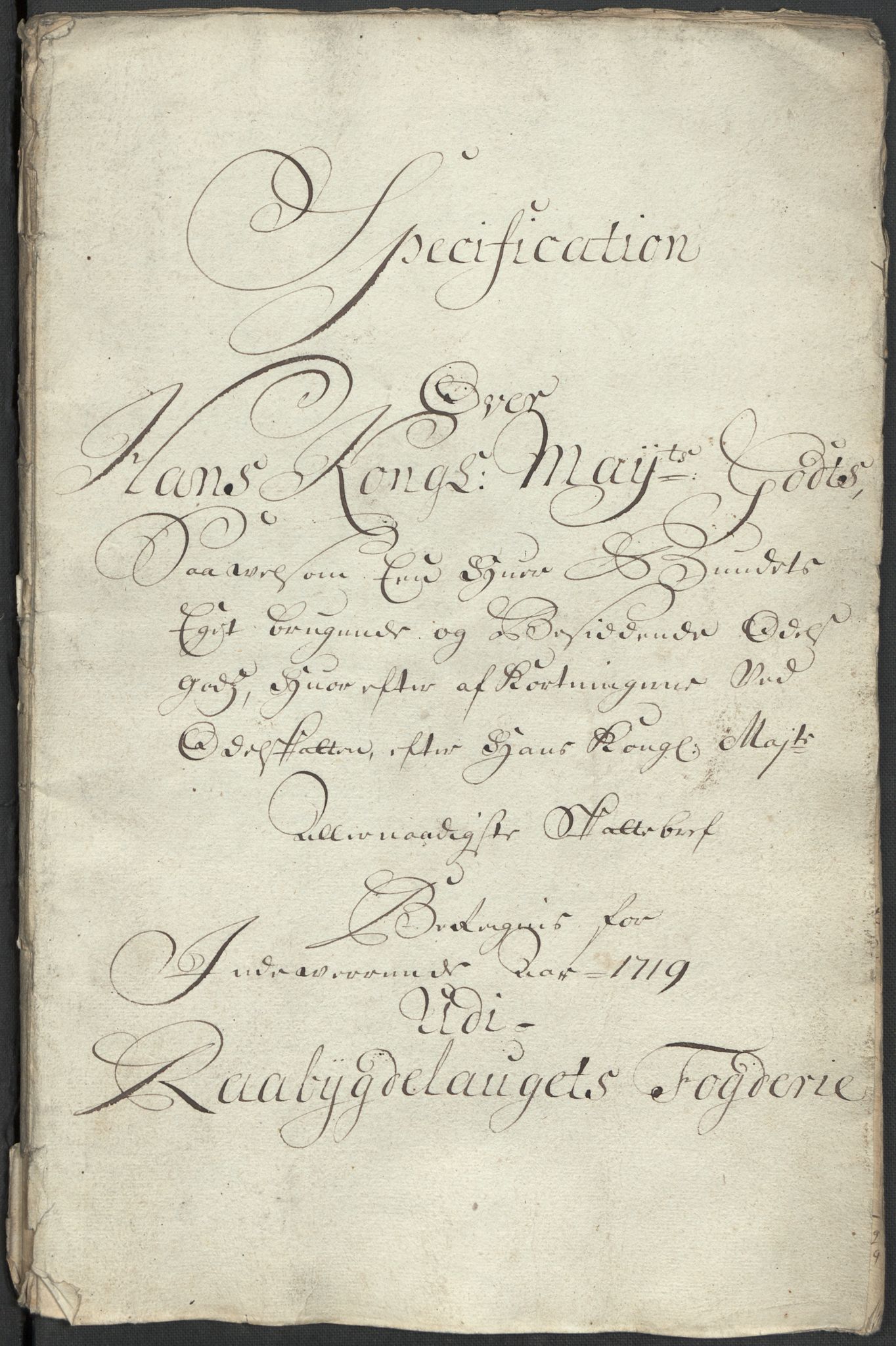 Rentekammeret inntil 1814, Reviderte regnskaper, Fogderegnskap, RA/EA-4092/R40/L2453: Fogderegnskap Råbyggelag, 1718-1719, s. 405