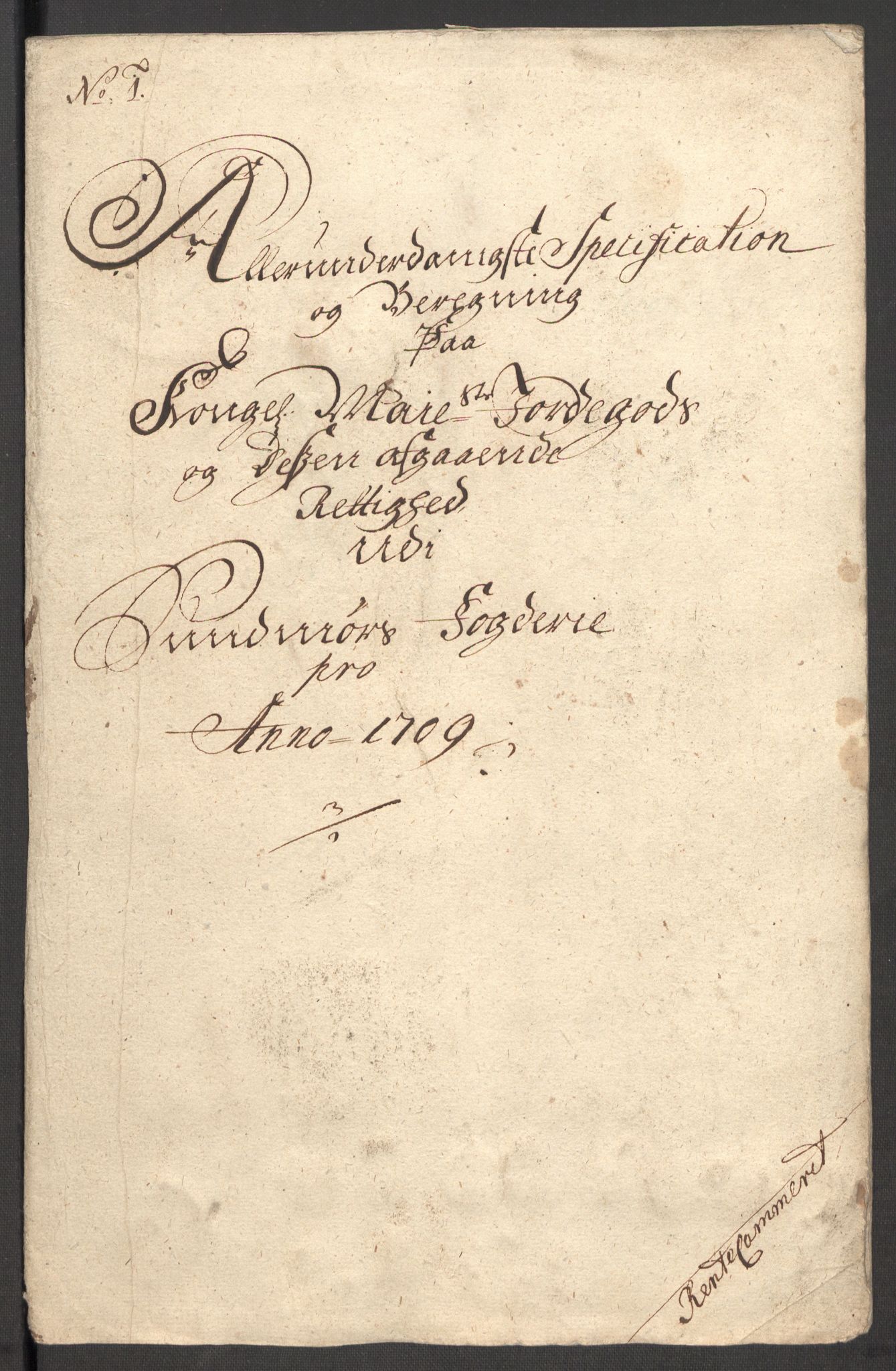 Rentekammeret inntil 1814, Reviderte regnskaper, Fogderegnskap, AV/RA-EA-4092/R54/L3562: Fogderegnskap Sunnmøre, 1708-1709, s. 254