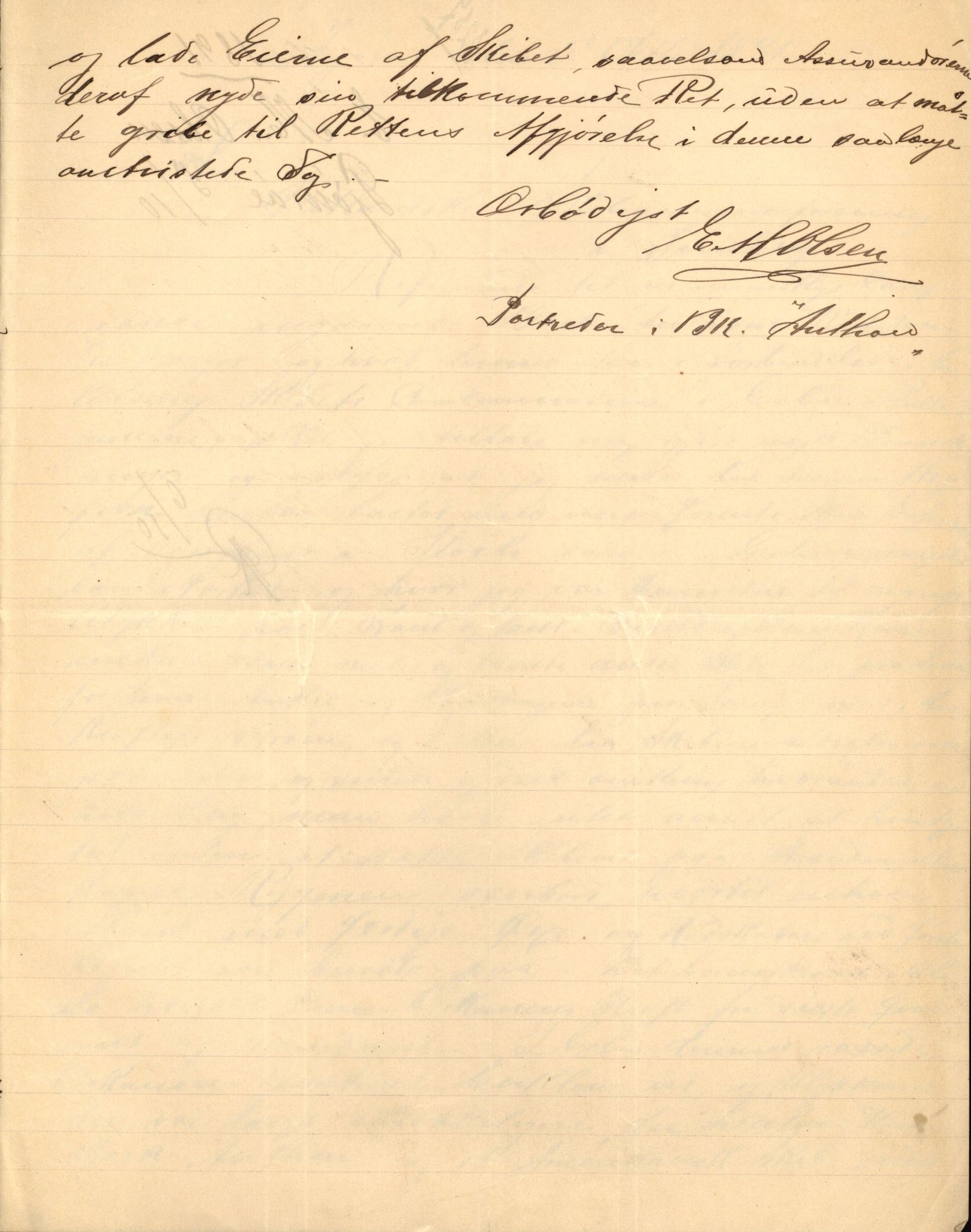 Pa 63 - Østlandske skibsassuranceforening, VEMU/A-1079/G/Ga/L0020/0003: Havaridokumenter / Anton, Diamant, Templar, Finn, Eliezer, Arctic, 1887, s. 83