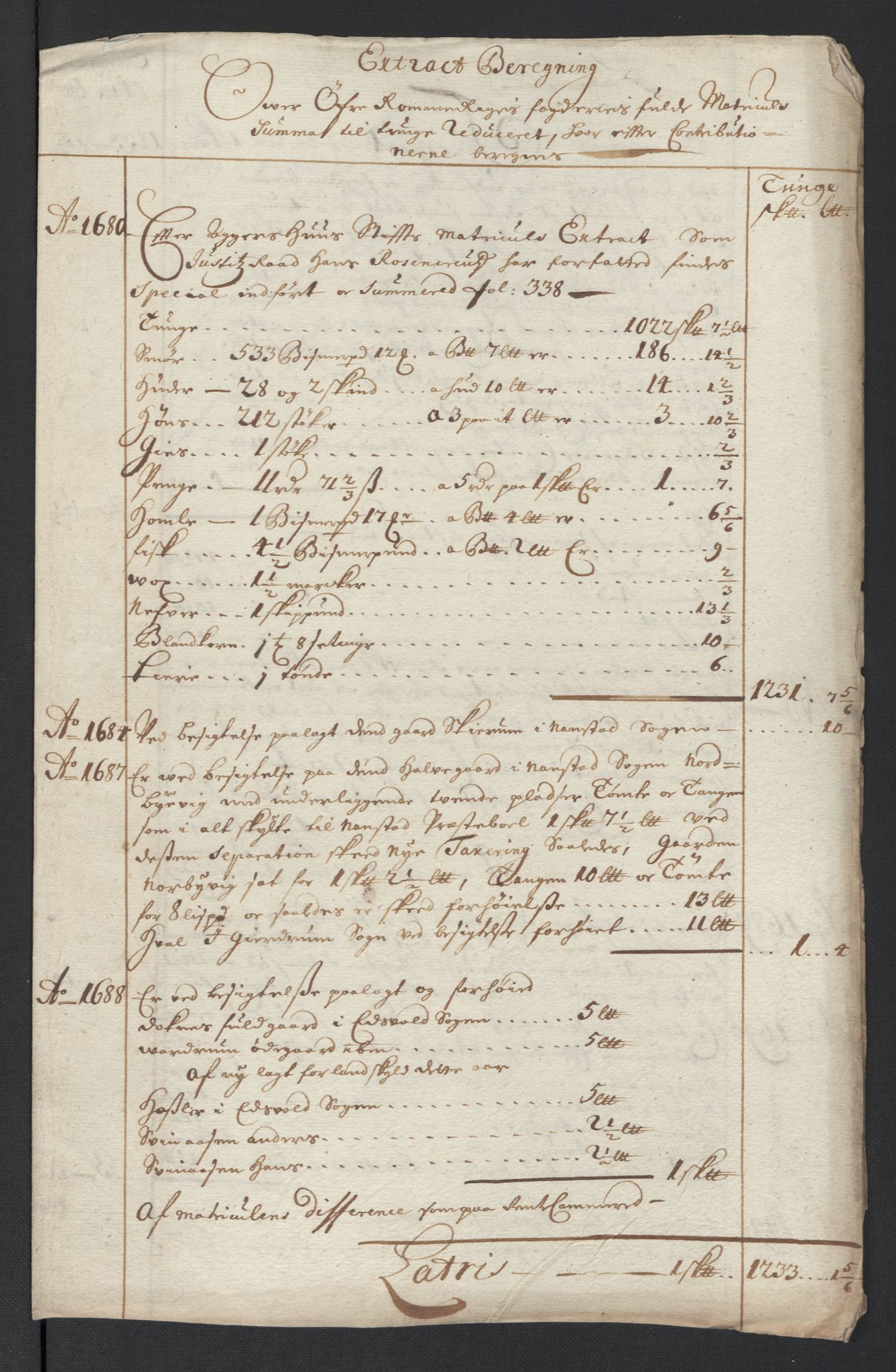 Rentekammeret inntil 1814, Reviderte regnskaper, Fogderegnskap, AV/RA-EA-4092/R12/L0708: Fogderegnskap Øvre Romerike, 1696, s. 209