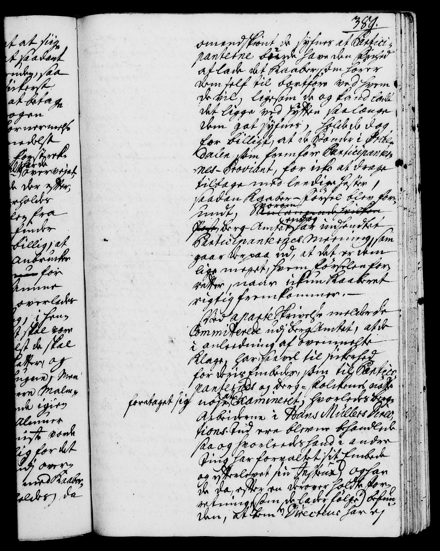 Rentekammeret, Kammerkanselliet, AV/RA-EA-3111/G/Gh/Gha/L0020: Norsk ekstraktmemorialprotokoll (merket RK 53.65), 1738-1739, s. 389