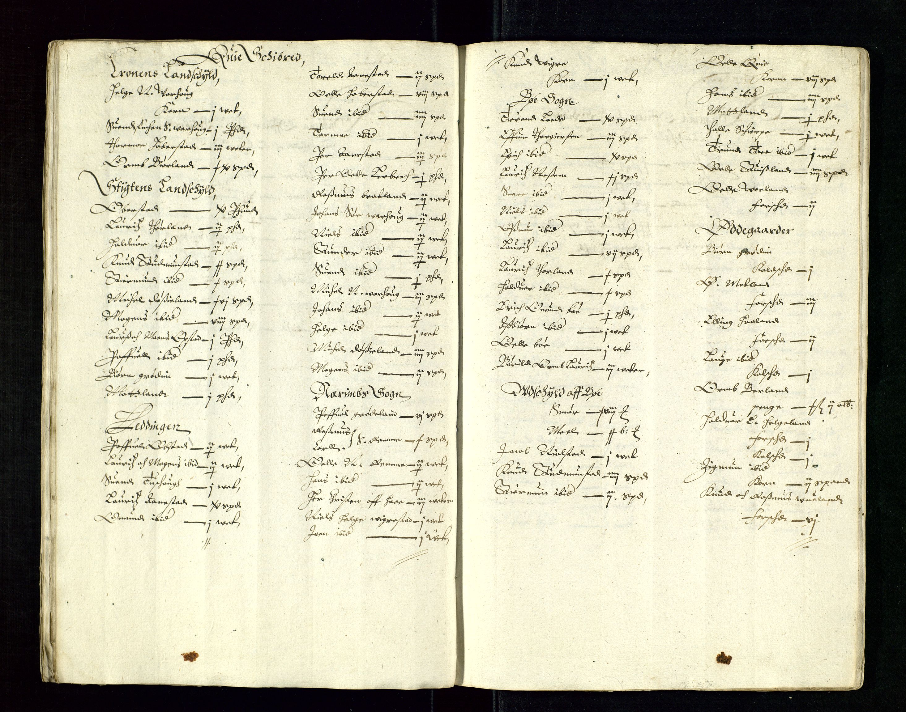 Stavanger len, AV/SAST-A-101870/Ob/L0022: Diverse, 1625-1641, s. 127