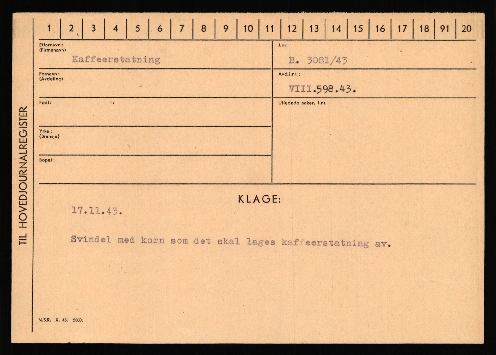 Statspolitiet - Hovedkontoret / Osloavdelingen, AV/RA-S-1329/C/Ca/L0008: Johan(nes)sen - Knoph, 1943-1945, s. 3098