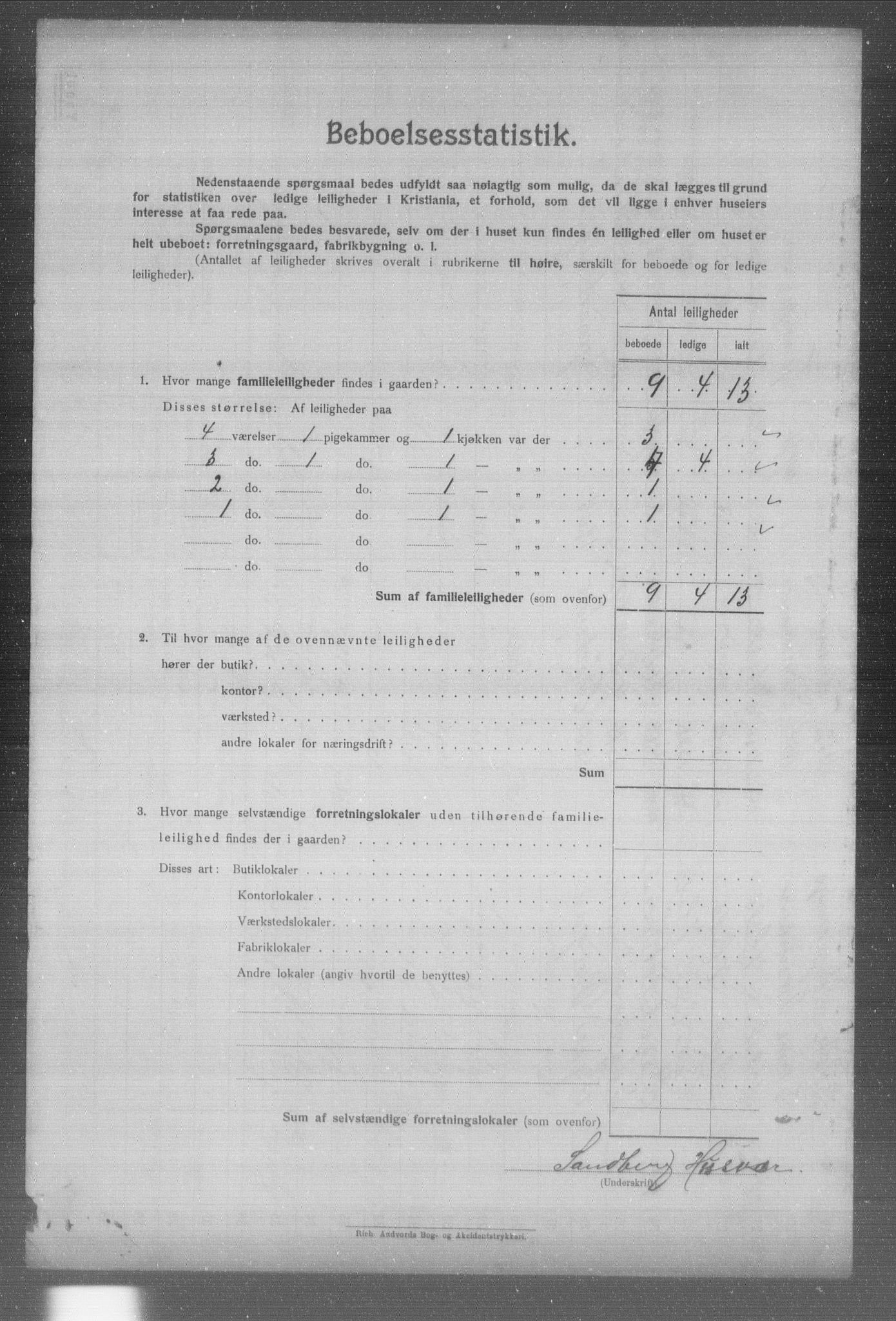 OBA, Kommunal folketelling 31.12.1904 for Kristiania kjøpstad, 1904, s. 2758