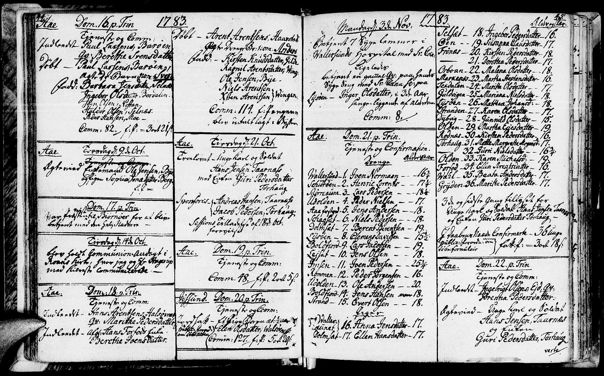 Ministerialprotokoller, klokkerbøker og fødselsregistre - Sør-Trøndelag, AV/SAT-A-1456/655/L0673: Ministerialbok nr. 655A02, 1780-1801, s. 44-45