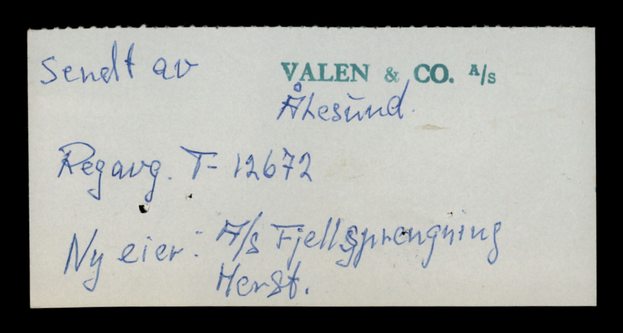 Møre og Romsdal vegkontor - Ålesund trafikkstasjon, AV/SAT-A-4099/F/Fe/L0035: Registreringskort for kjøretøy T 12653 - T 12829, 1927-1998, s. 380