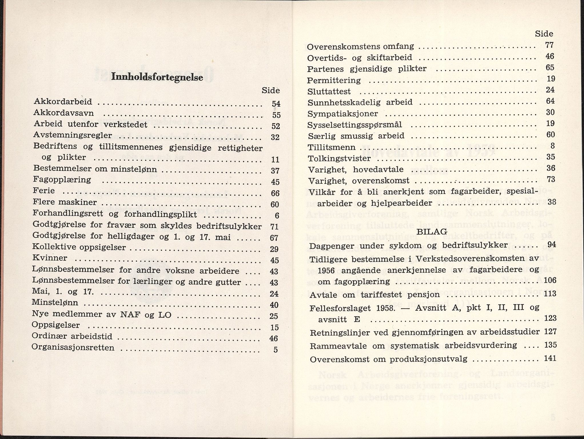 Norsk jern- og metallarbeiderforbund, AAB/ARK-1659/O/L0001/0029: Verkstedsoverenskomsten / Verkstedsoverenskomsten, 1961