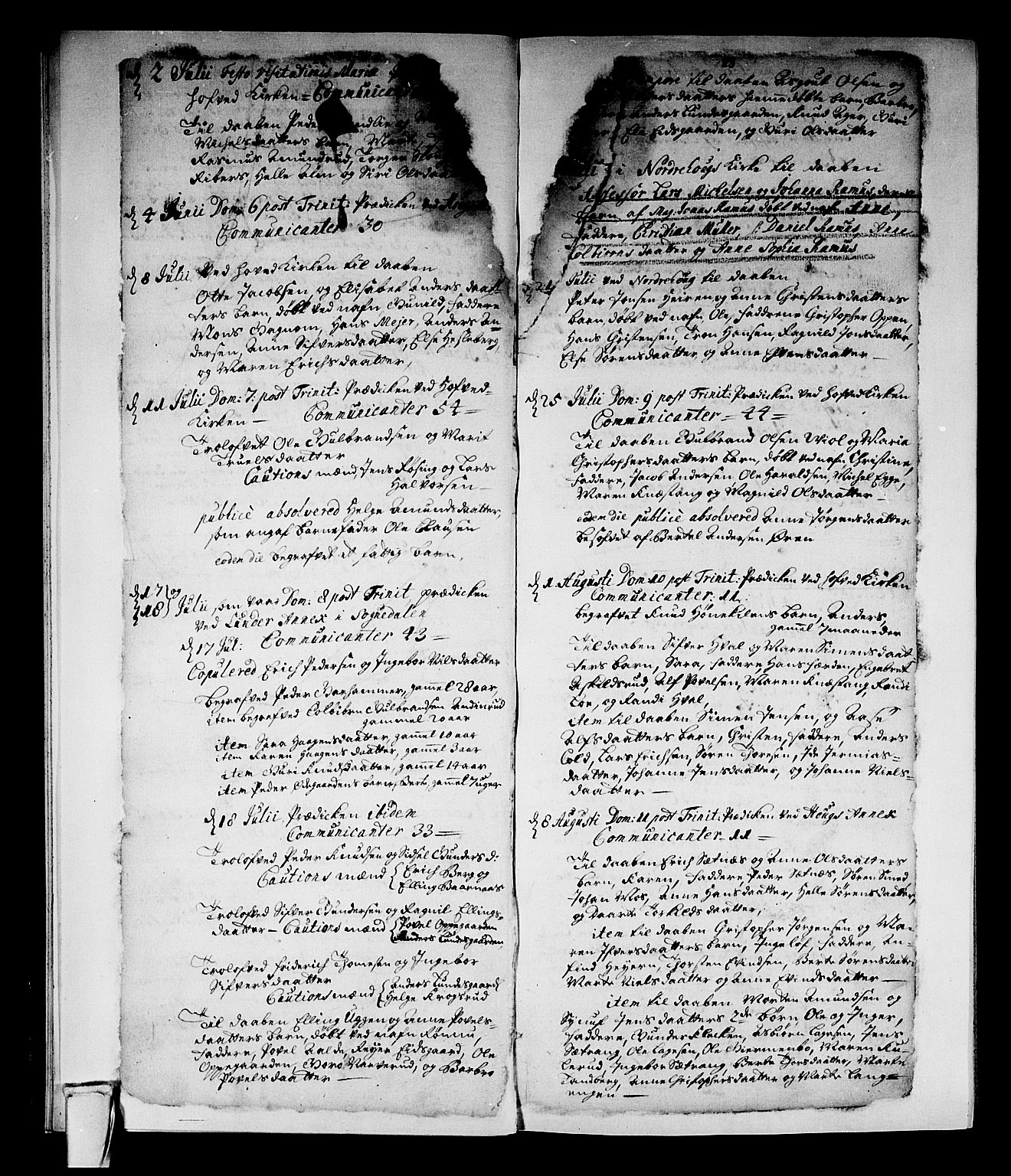 Norderhov kirkebøker, AV/SAKO-A-237/F/Fa/L0002a: Ministerialbok nr. 2A, 1716-1725, s. 22-23