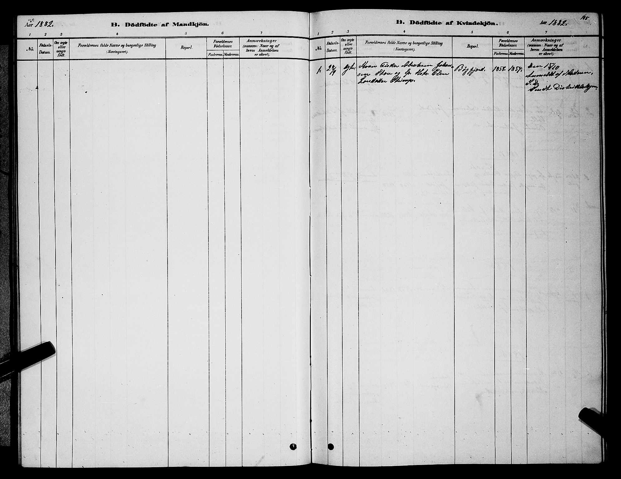 Sør-Varanger sokneprestkontor, SATØ/S-1331/H/Hb/L0003klokker: Klokkerbok nr. 3, 1878-1891, s. 105
