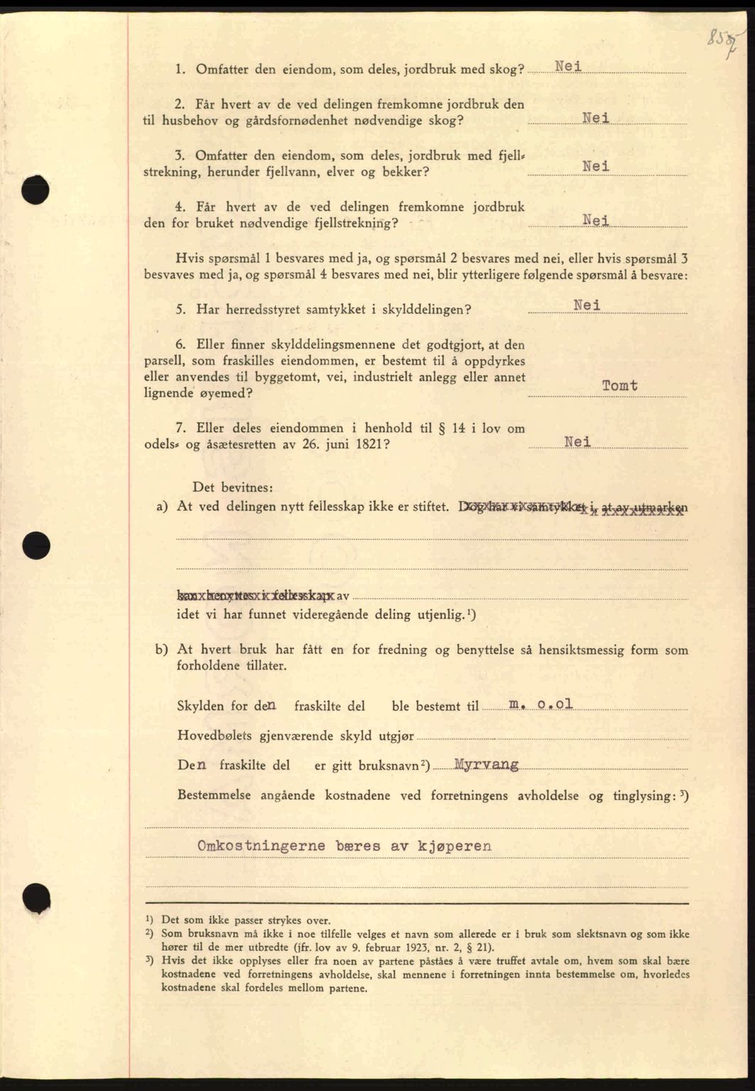 Nordmøre sorenskriveri, AV/SAT-A-4132/1/2/2Ca: Pantebok nr. A97, 1944-1944, Dagboknr: 1155/1944