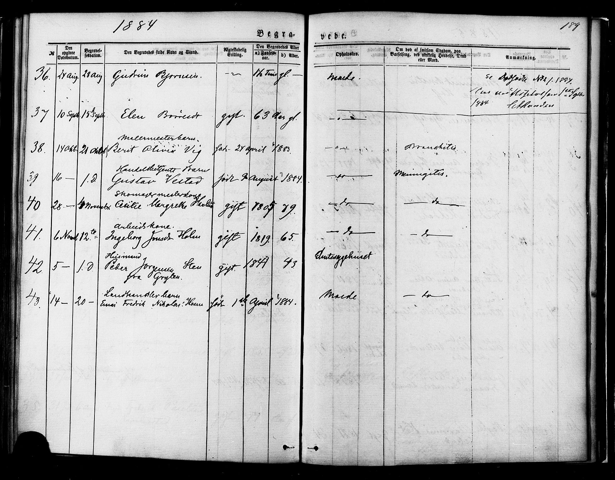 Ministerialprotokoller, klokkerbøker og fødselsregistre - Møre og Romsdal, SAT/A-1454/558/L0691: Ministerialbok nr. 558A05, 1873-1886, s. 189