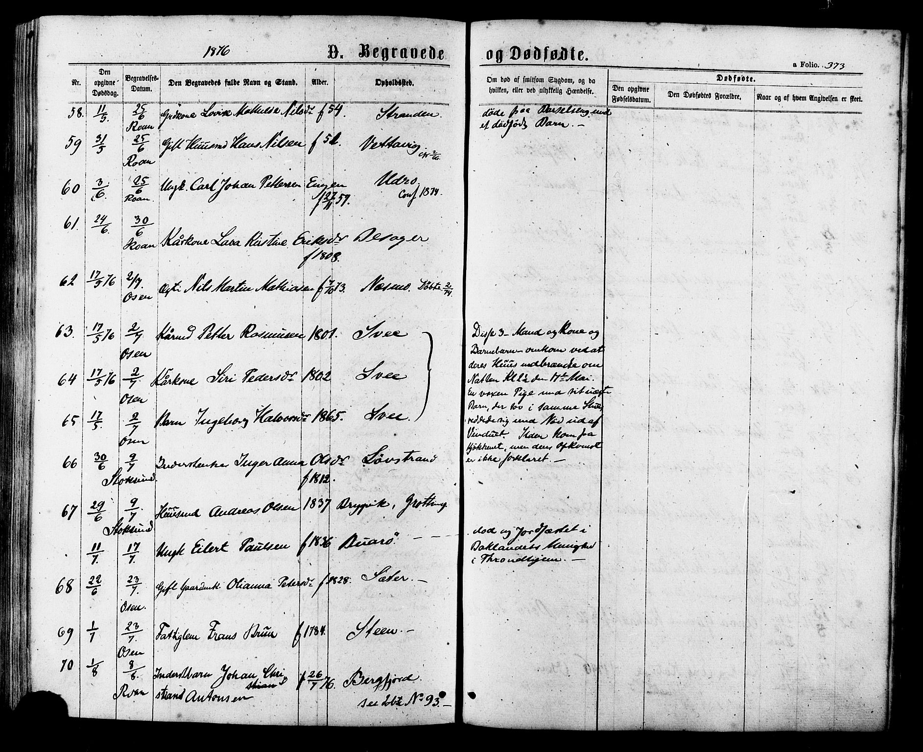 Ministerialprotokoller, klokkerbøker og fødselsregistre - Sør-Trøndelag, SAT/A-1456/657/L0706: Ministerialbok nr. 657A07, 1867-1878, s. 373
