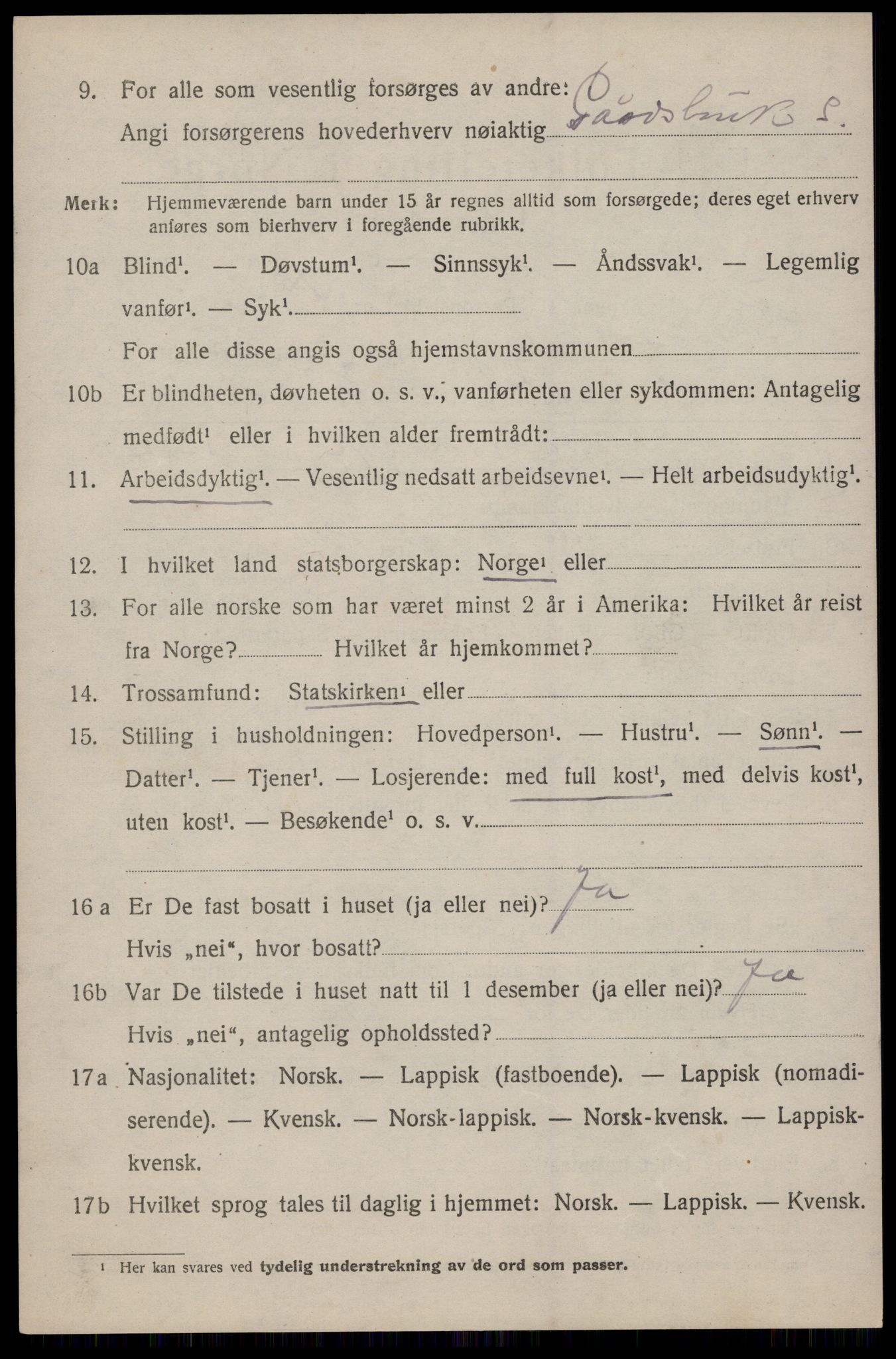 SAT, Folketelling 1920 for 1859 Flakstad herred, 1920, s. 2800