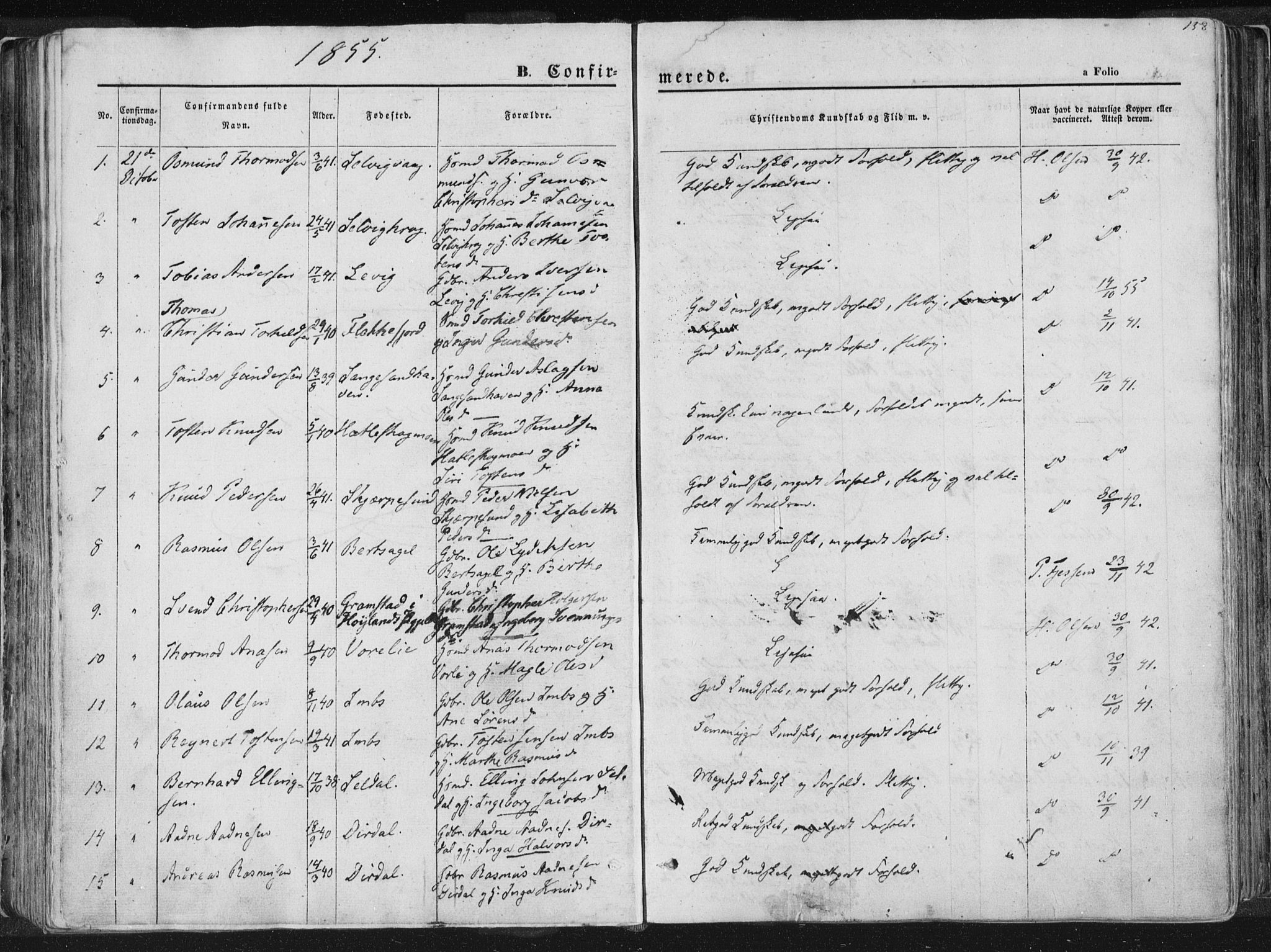 Høgsfjord sokneprestkontor, AV/SAST-A-101624/H/Ha/Haa/L0001: Ministerialbok nr. A 1, 1854-1875, s. 158