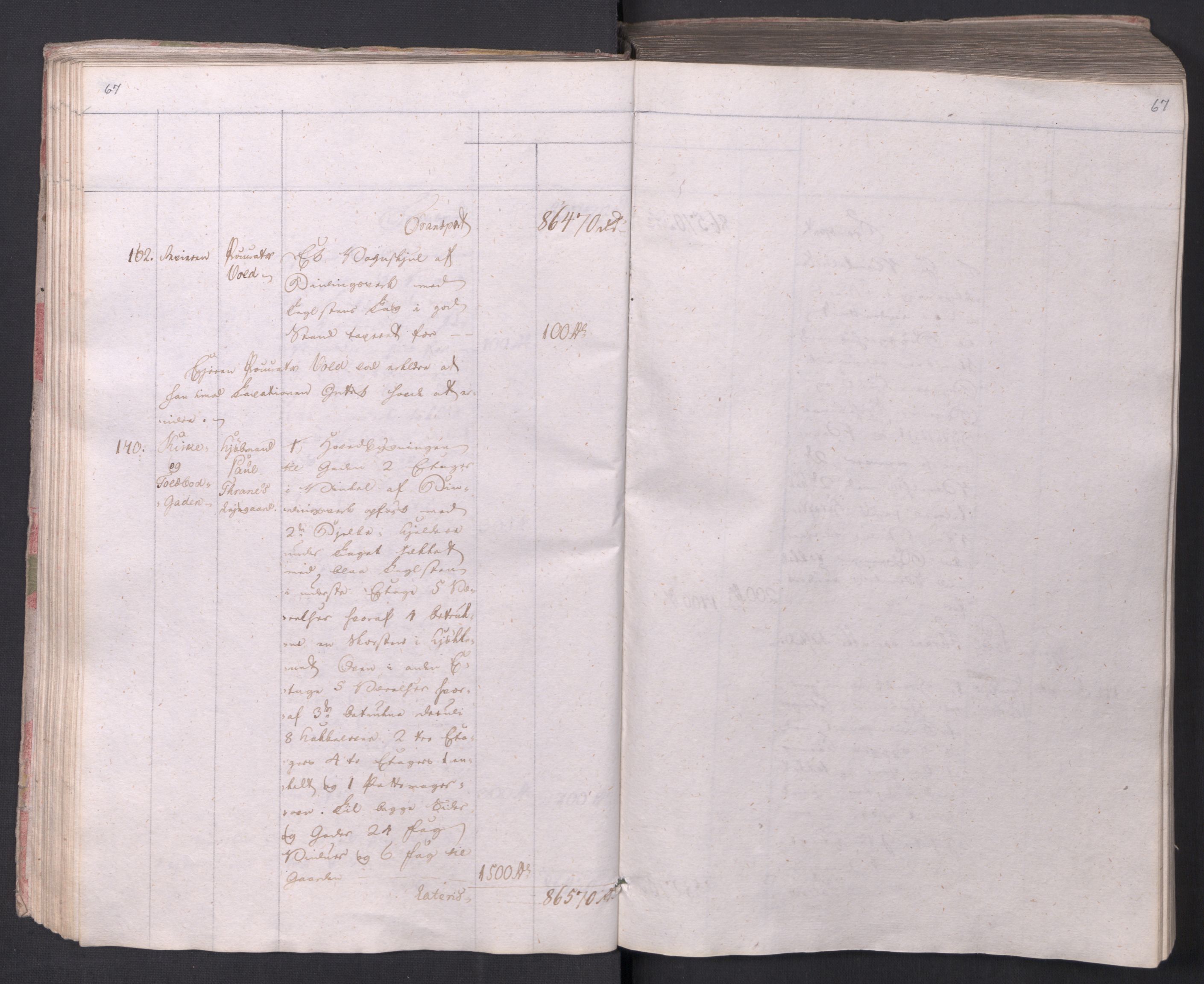 Kristiania stiftamt, AV/SAO-A-10386/I/Ia/L0015: Branntakster, 1797, s. 67
