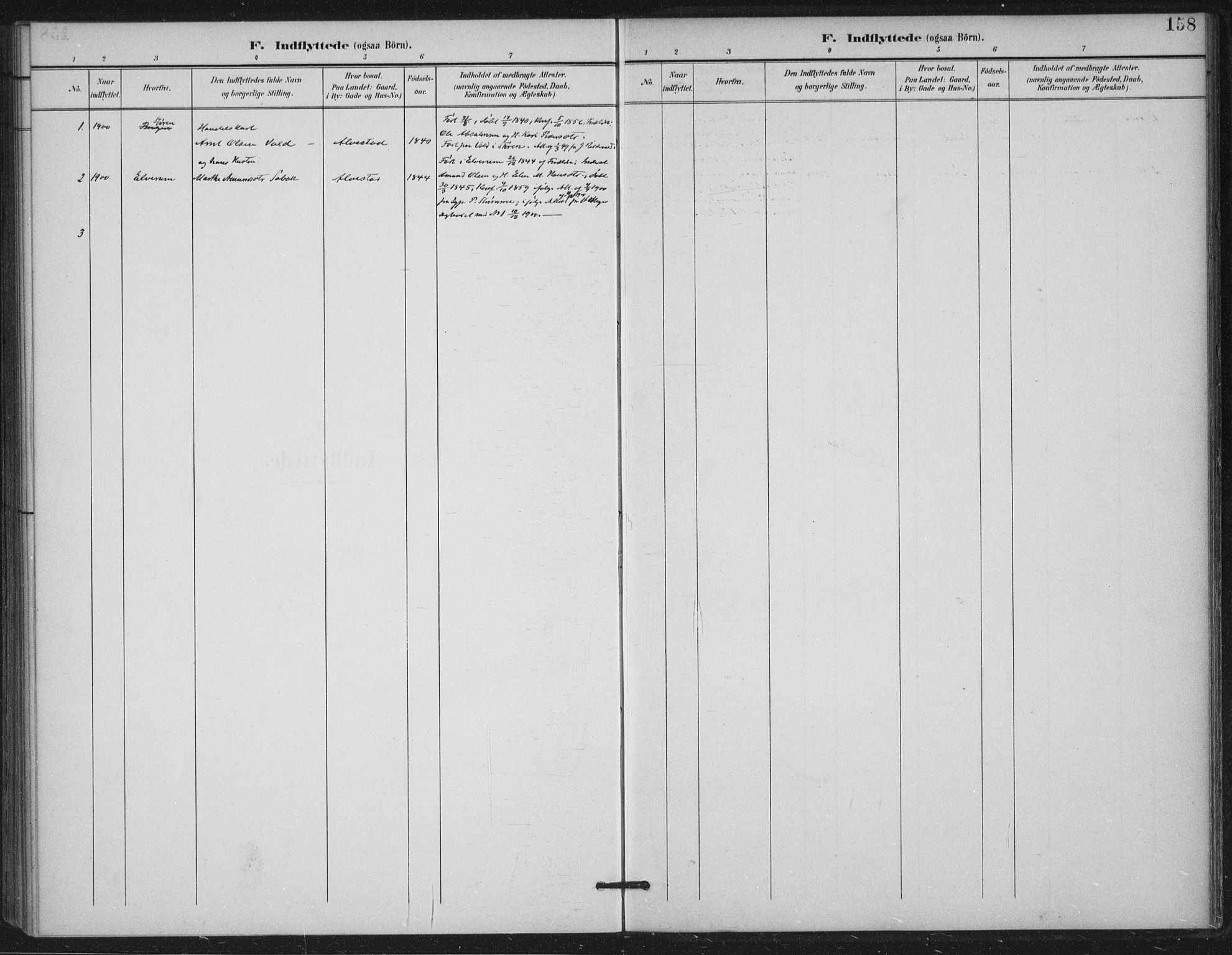 Tysvær sokneprestkontor, SAST/A -101864/H/Ha/Haa/L0009: Ministerialbok nr. A 9, 1898-1925, s. 158