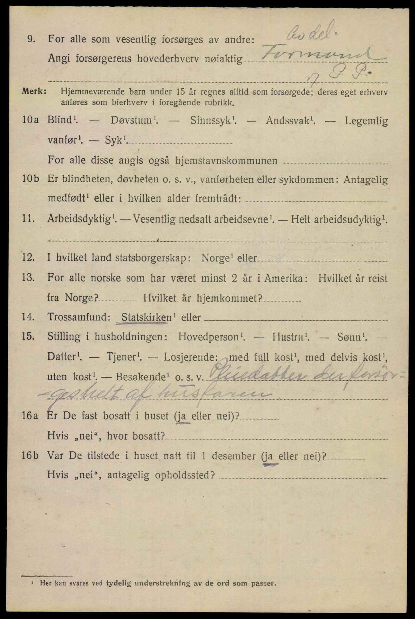 SAKO, Folketelling 1920 for 0805 Porsgrunn kjøpstad, 1920, s. 19882
