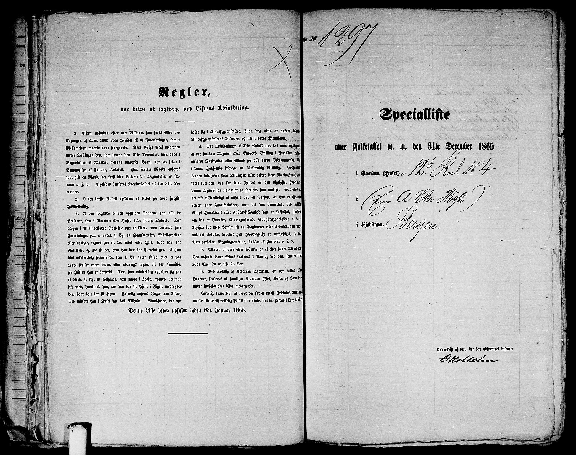 RA, Folketelling 1865 for 1301 Bergen kjøpstad, 1865, s. 2660