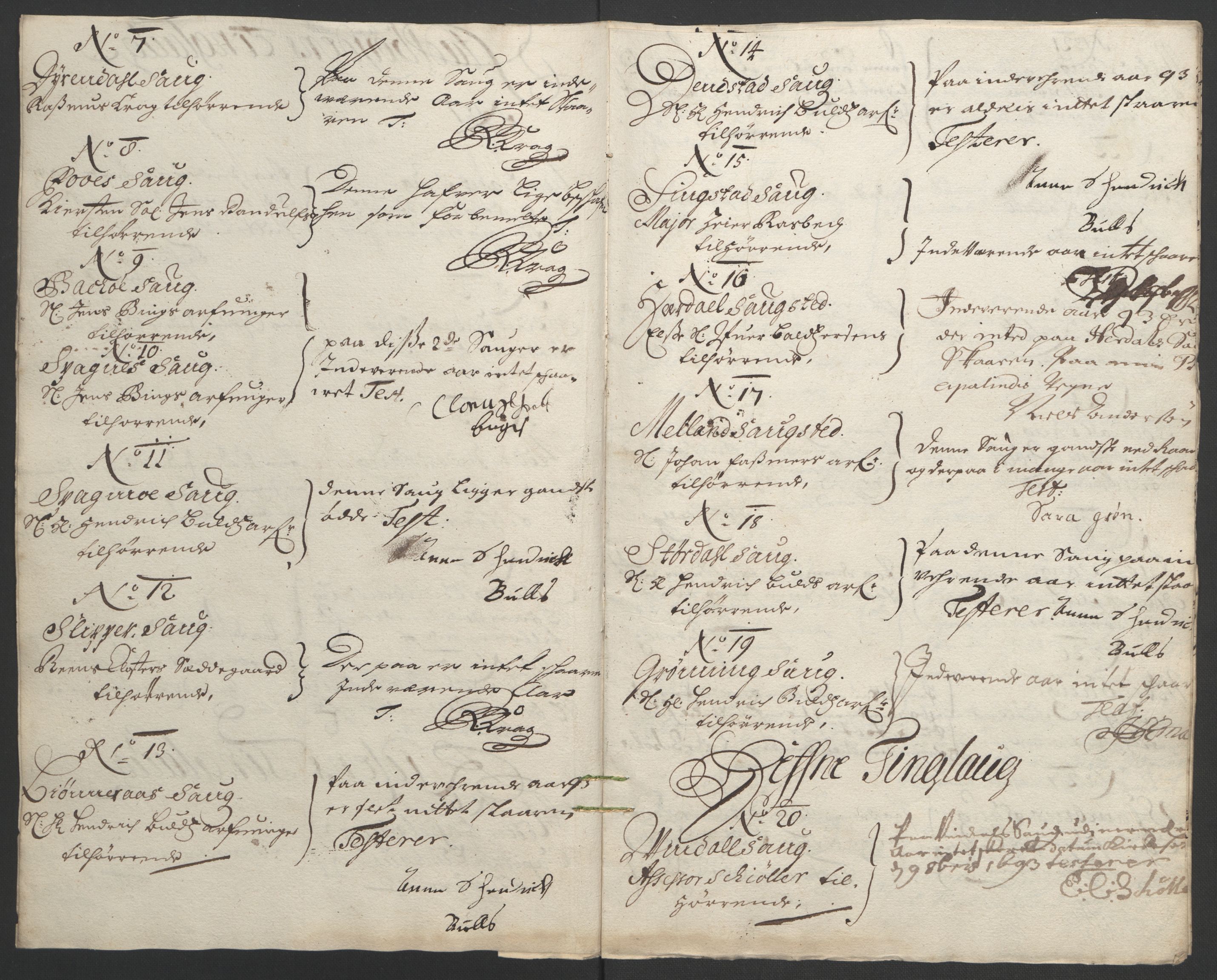 Rentekammeret inntil 1814, Reviderte regnskaper, Fogderegnskap, RA/EA-4092/R57/L3849: Fogderegnskap Fosen, 1692-1693, s. 443