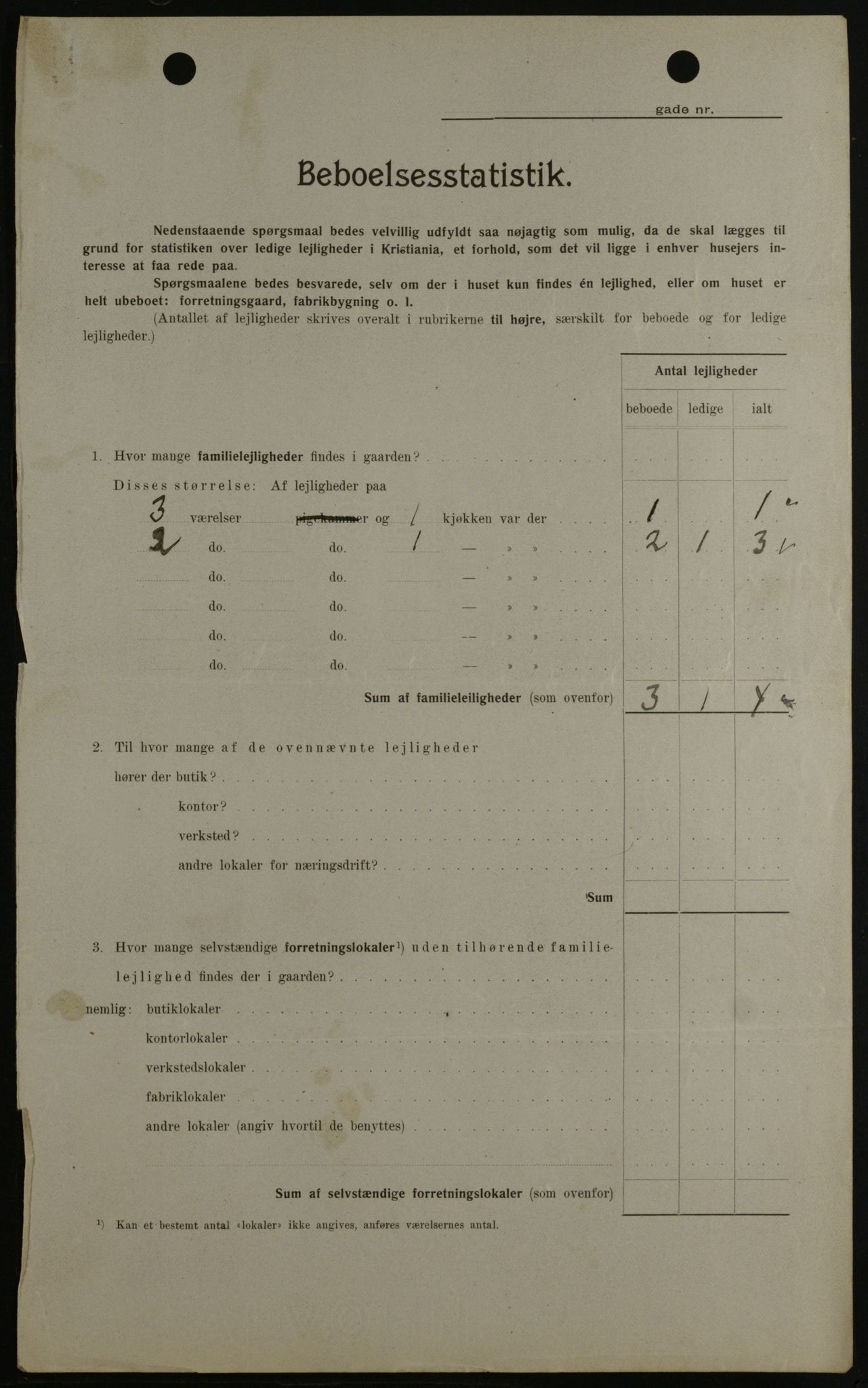 OBA, Kommunal folketelling 1.2.1908 for Kristiania kjøpstad, 1908, s. 85897