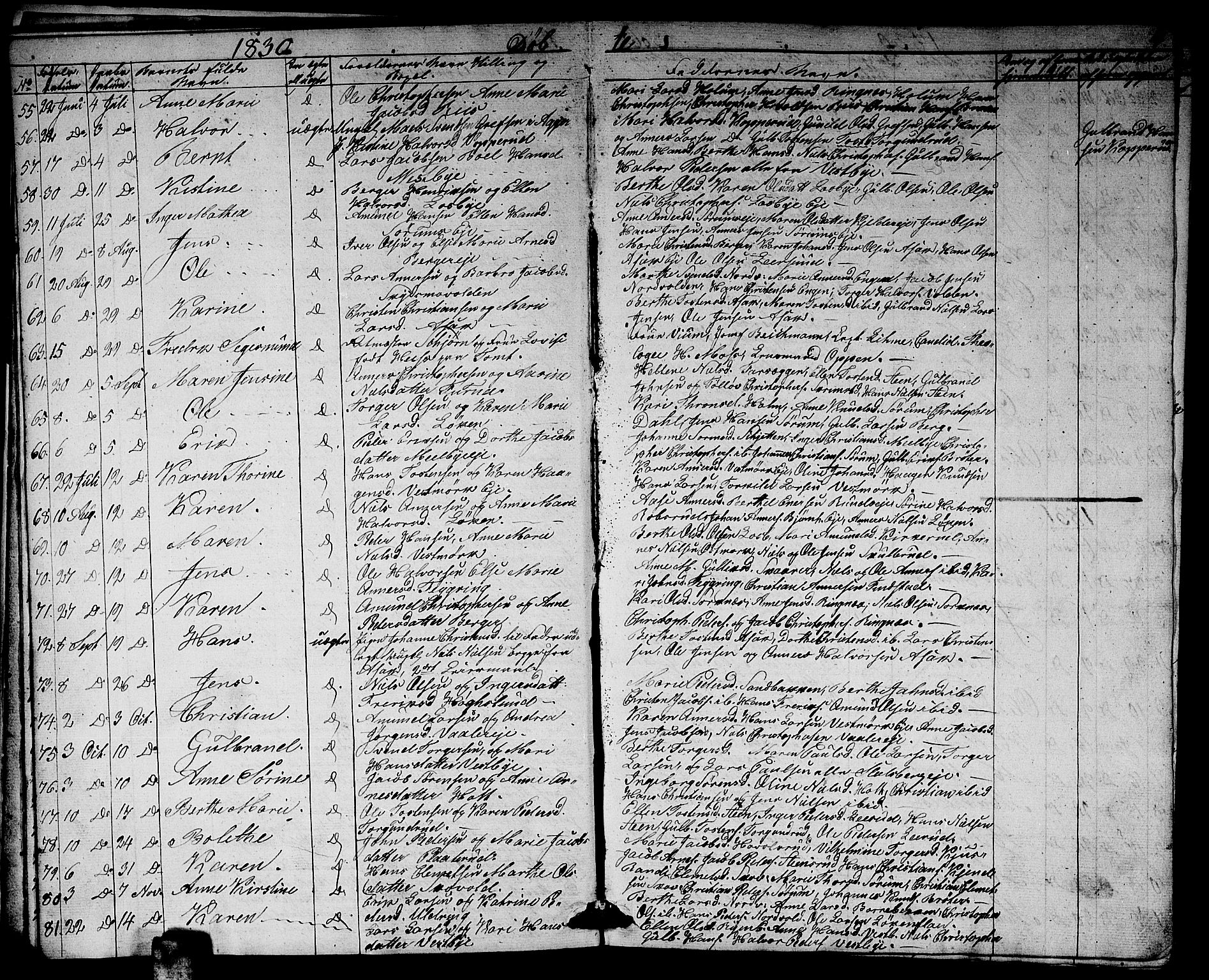 Skedsmo prestekontor Kirkebøker, AV/SAO-A-10033a/G/Ga/L0001: Klokkerbok nr. I 1, 1830-1854, s. 4