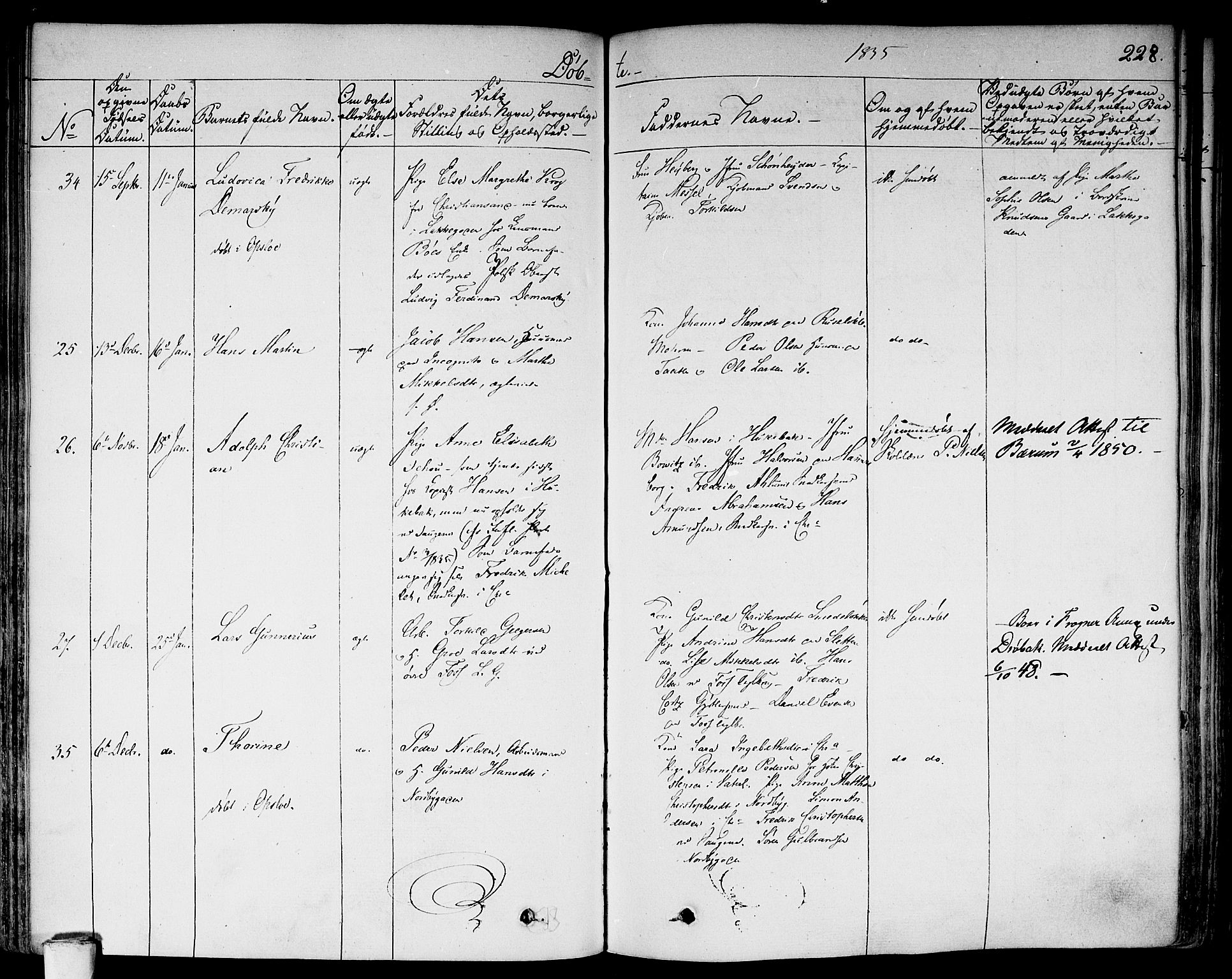 Aker prestekontor kirkebøker, AV/SAO-A-10861/F/L0013: Ministerialbok nr. 13, 1828-1837, s. 228