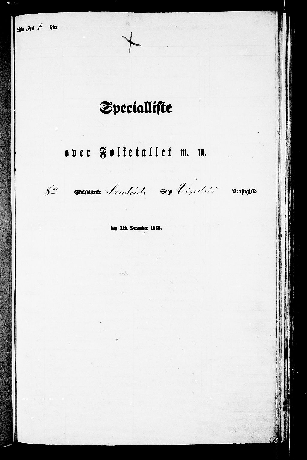 RA, Folketelling 1865 for 1157P Vikedal prestegjeld, 1865, s. 68
