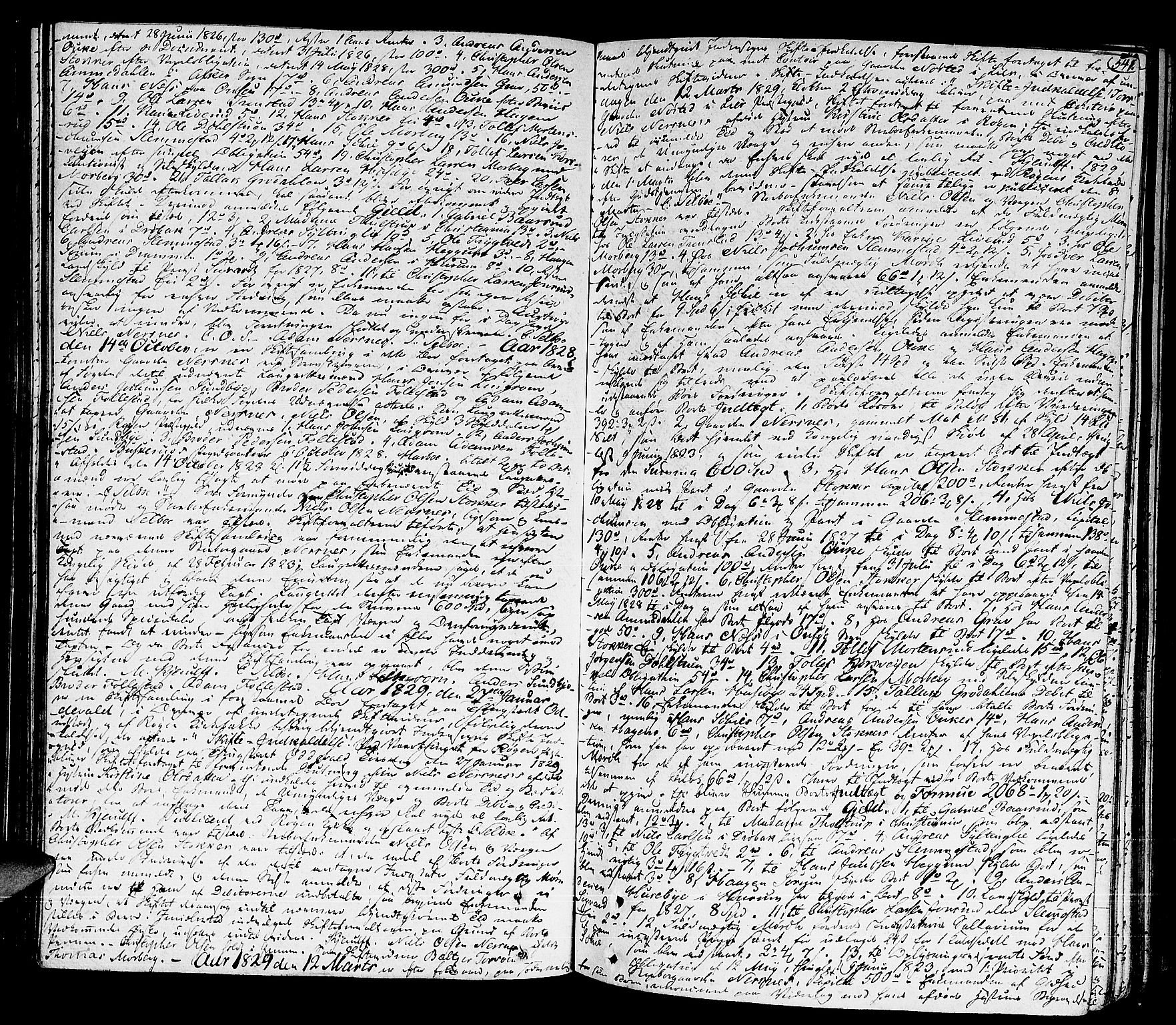 Lier, Røyken og Hurum sorenskriveri, SAKO/A-89/H/Hc/L0010a: Skifteprotokoll, 1813-1835, s. 540b-541a