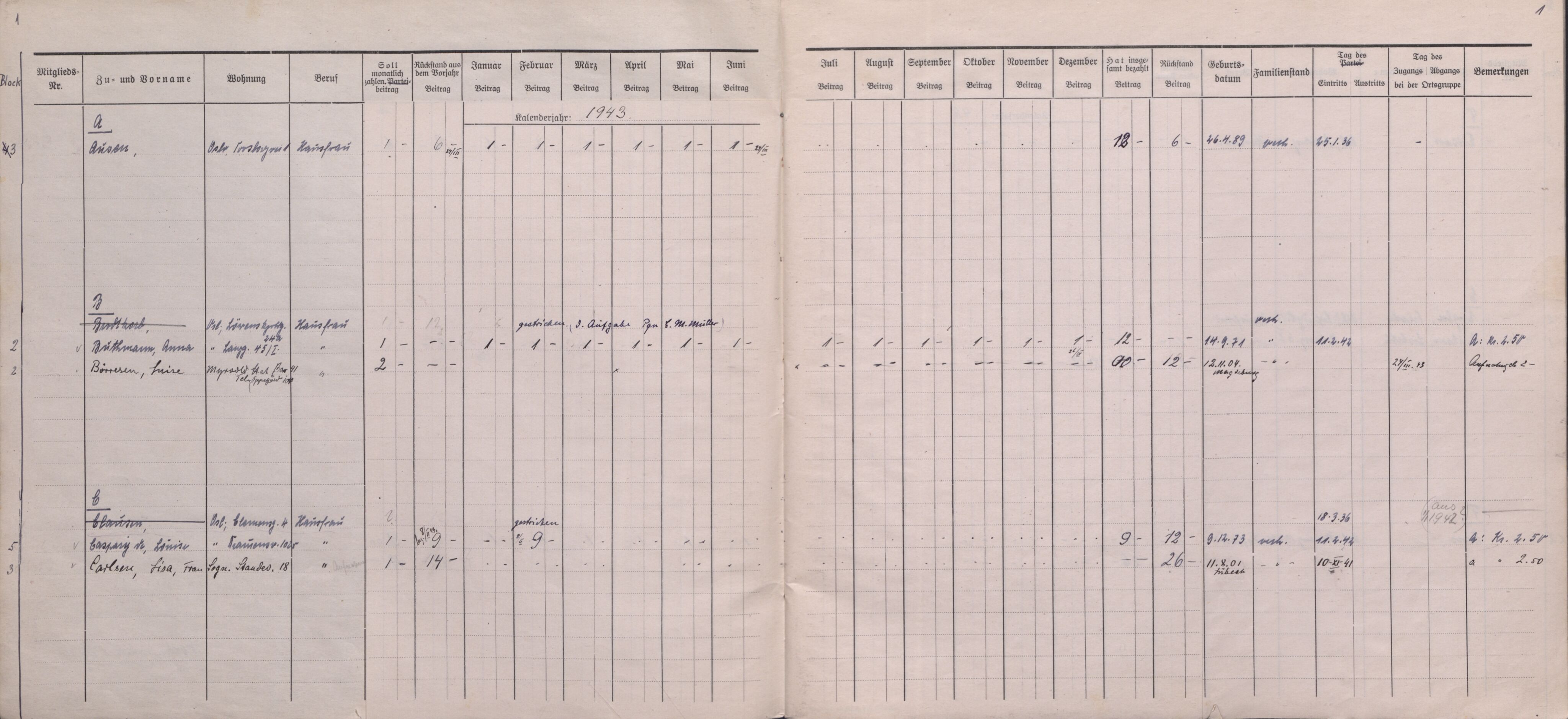 Forsvarets Overkommando. 2 kontor. Arkiv 11.4. Spredte tyske arkivsaker, AV/RA-RAFA-7031/D/Dar/Darb/L0016: Reichskommissariat - NSDAP in Norwegen, 1941-1944, s. 57