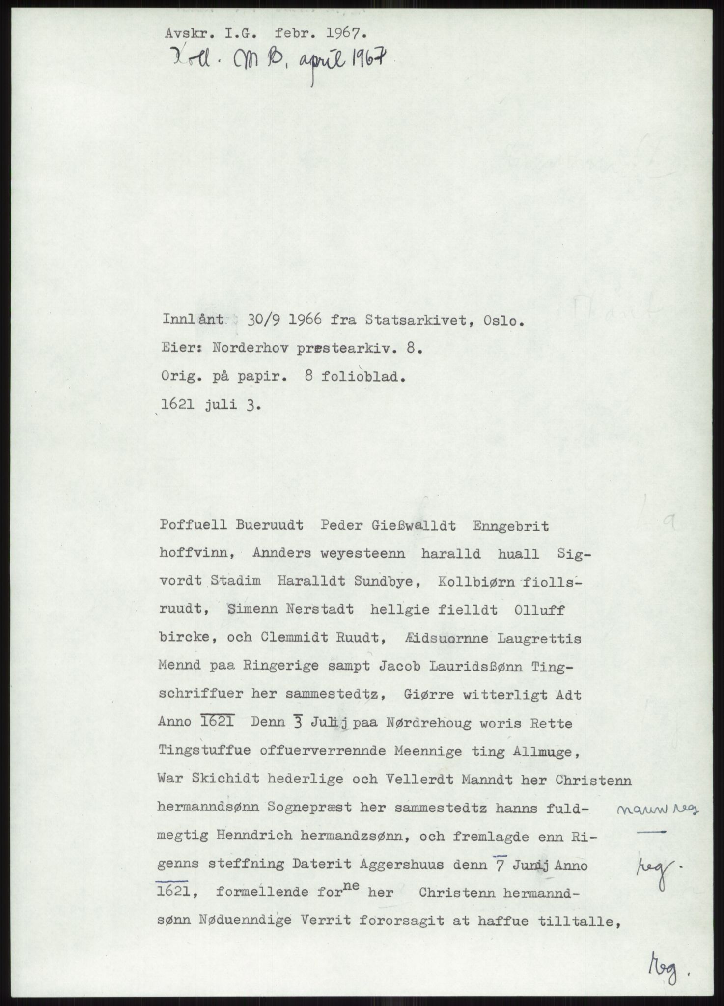Samlinger til kildeutgivelse, Diplomavskriftsamlingen, RA/EA-4053/H/Ha, s. 573