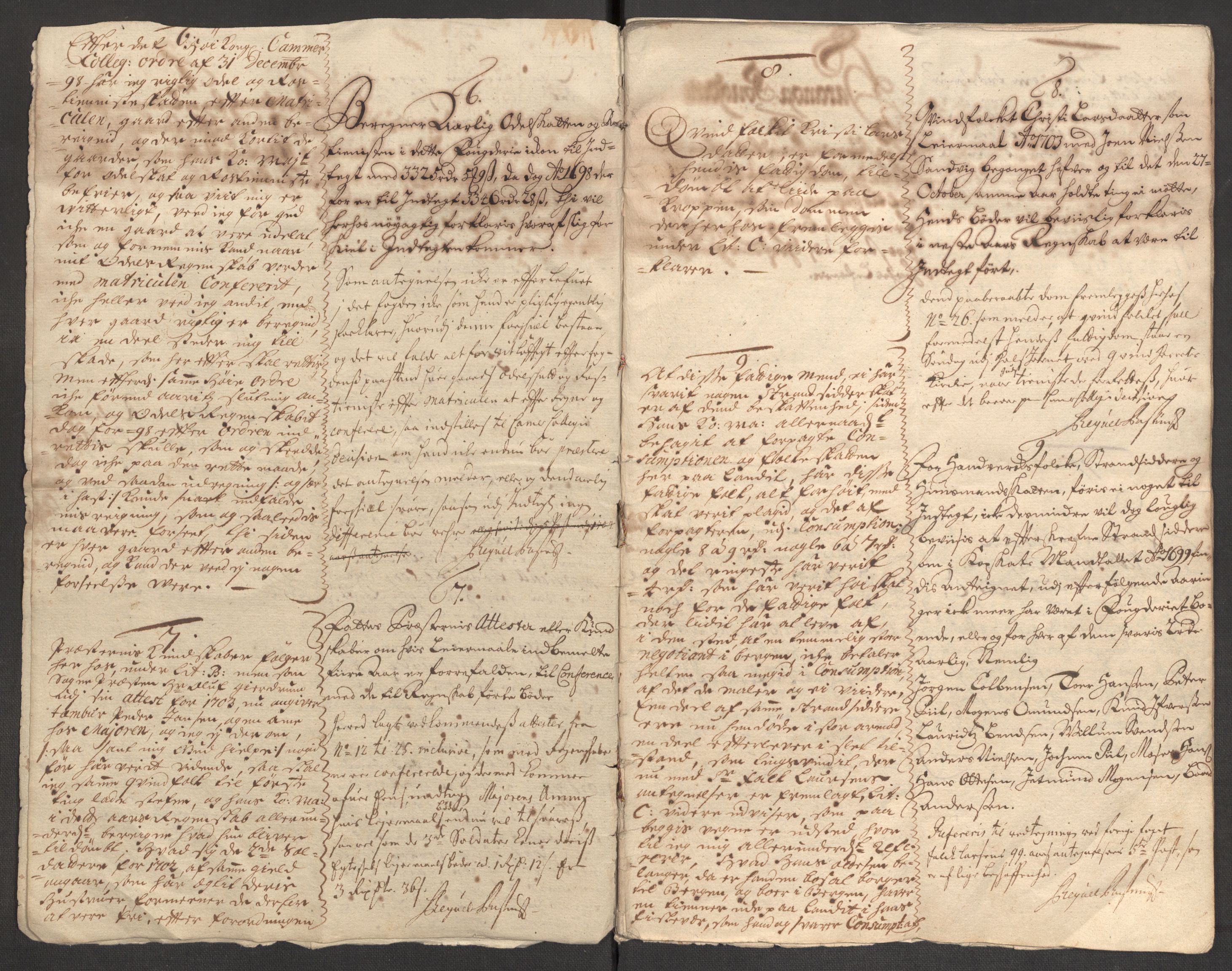 Rentekammeret inntil 1814, Reviderte regnskaper, Fogderegnskap, RA/EA-4092/R48/L2981: Fogderegnskap Sunnhordland og Hardanger, 1703, s. 264