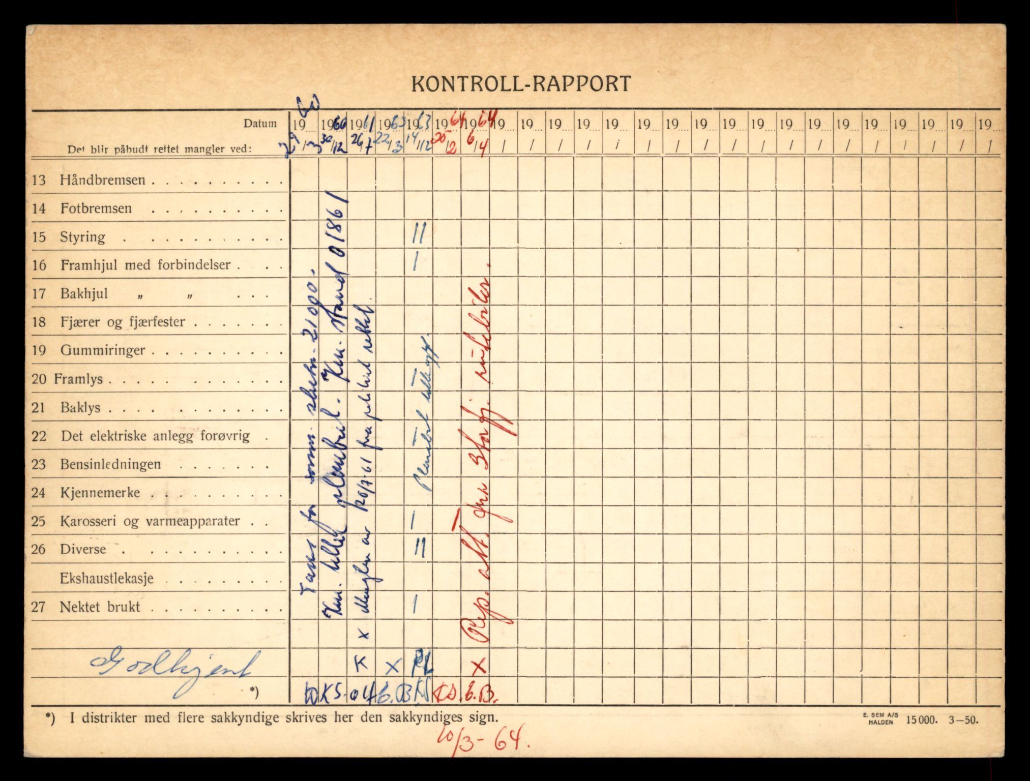 Møre og Romsdal vegkontor - Ålesund trafikkstasjon, AV/SAT-A-4099/F/Fe/L0010: Registreringskort for kjøretøy T 1050 - T 1169, 1927-1998, s. 1611