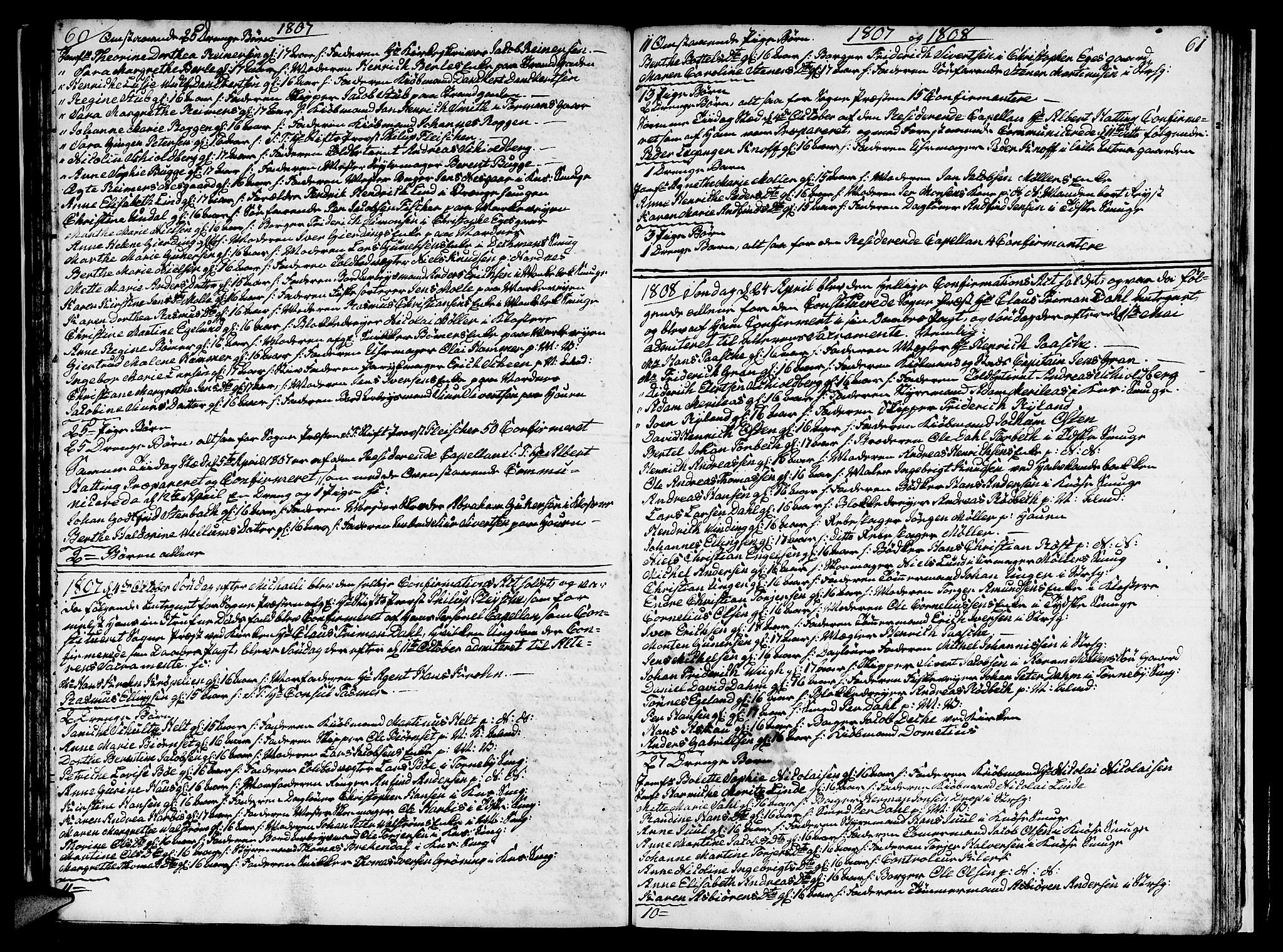 Nykirken Sokneprestembete, AV/SAB-A-77101/H/Hab: Klokkerbok nr. A 1, 1770-1821, s. 60-61