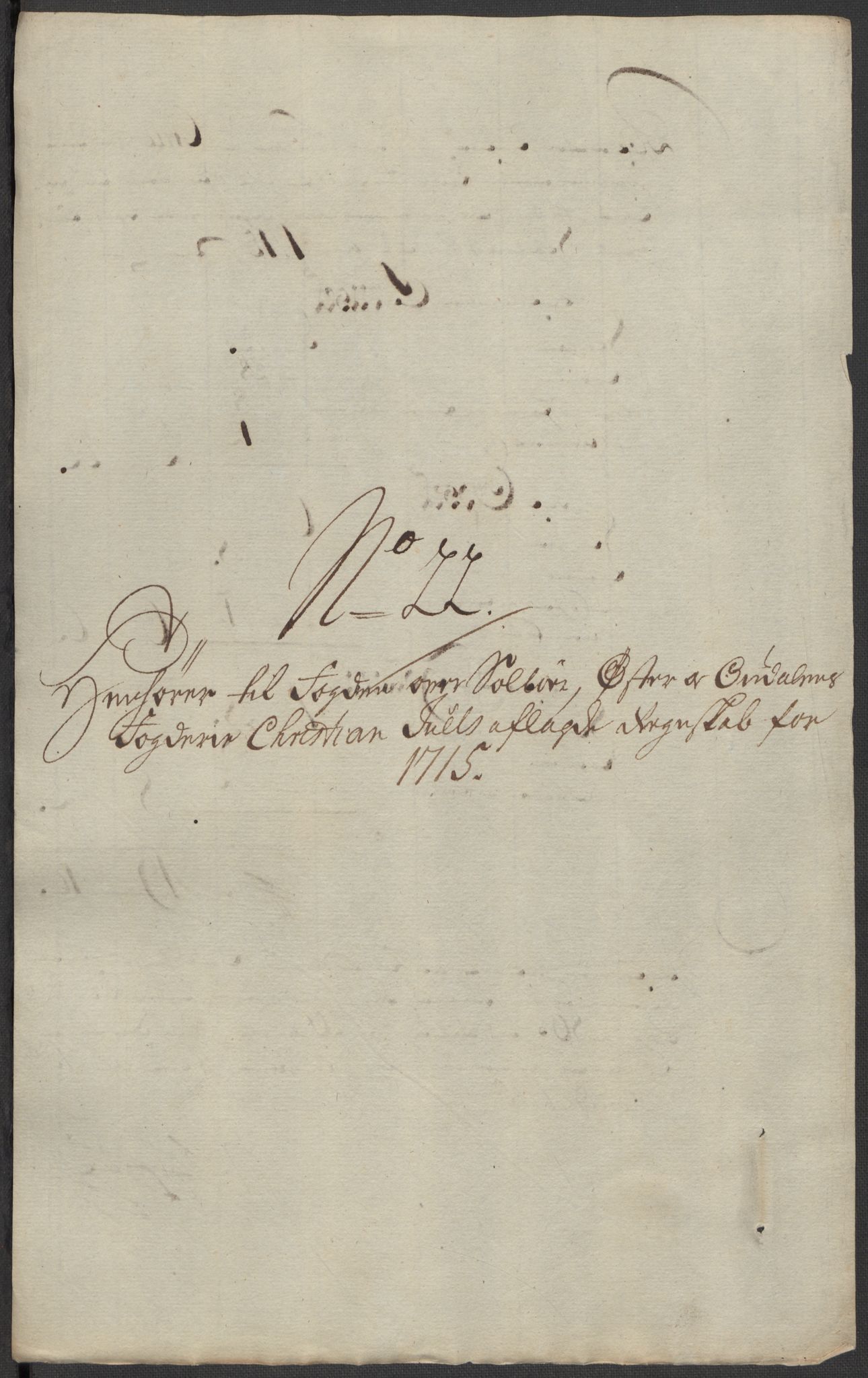 Rentekammeret inntil 1814, Reviderte regnskaper, Fogderegnskap, AV/RA-EA-4092/R13/L0853: Fogderegnskap Solør, Odal og Østerdal, 1715, s. 326