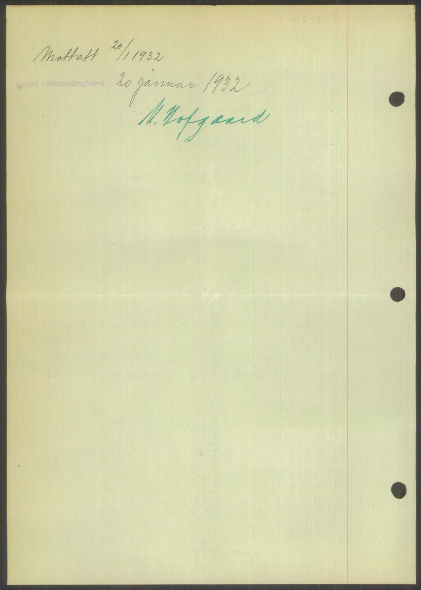 Oslo byskriverembete, AV/SAO-A-10227/2/G/Gb/L0051: Tinglyste ektepakter, Rogaland, bind 5, og Hordaland, bind 1, 1927-1950, s. 197b