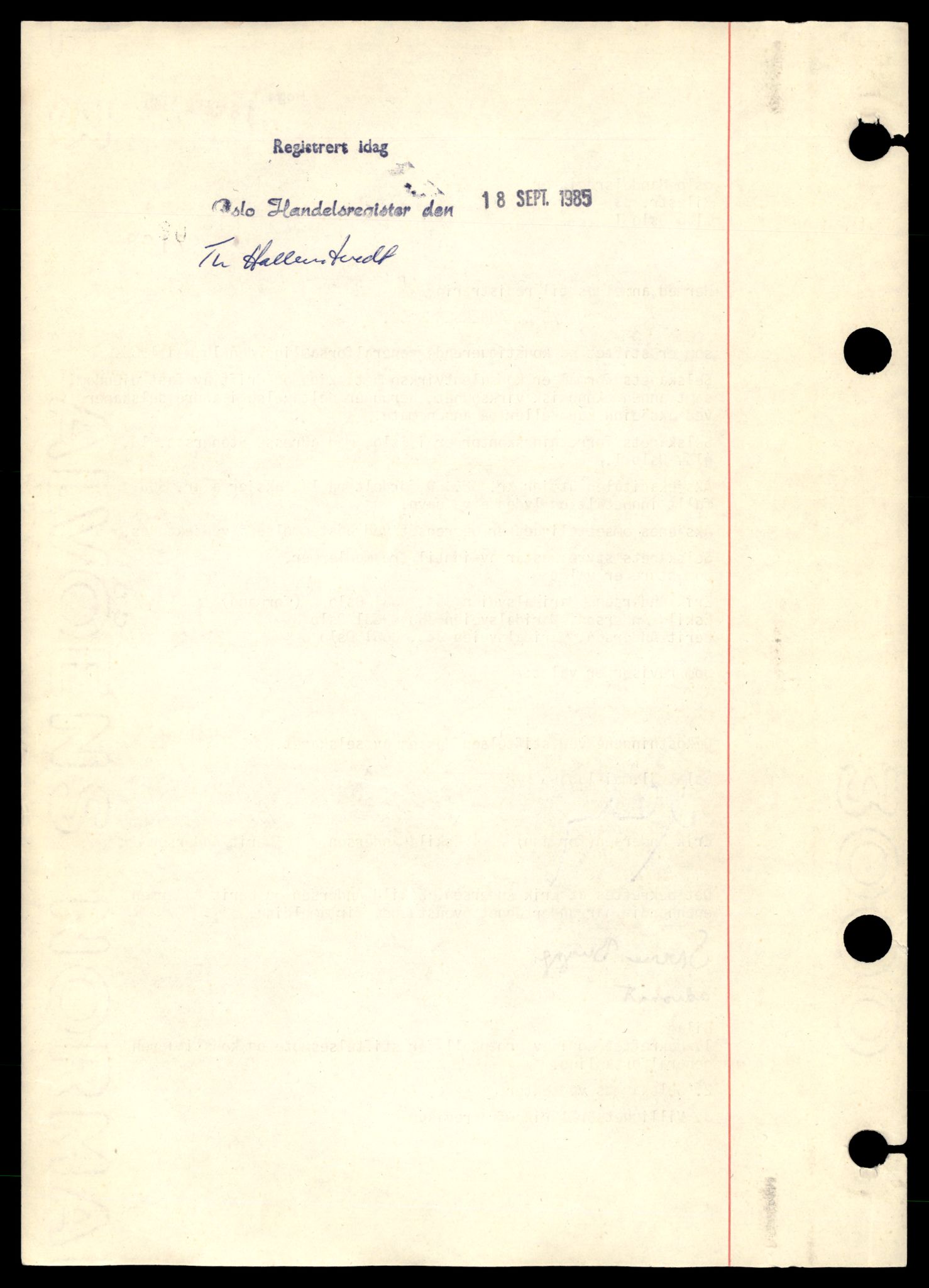 Oslo byfogd, Handelsregisteret, SAT/A-10867/G/Gb/Gba/L0077: Aksjeselskap, Ea-Eg, 1944-1990