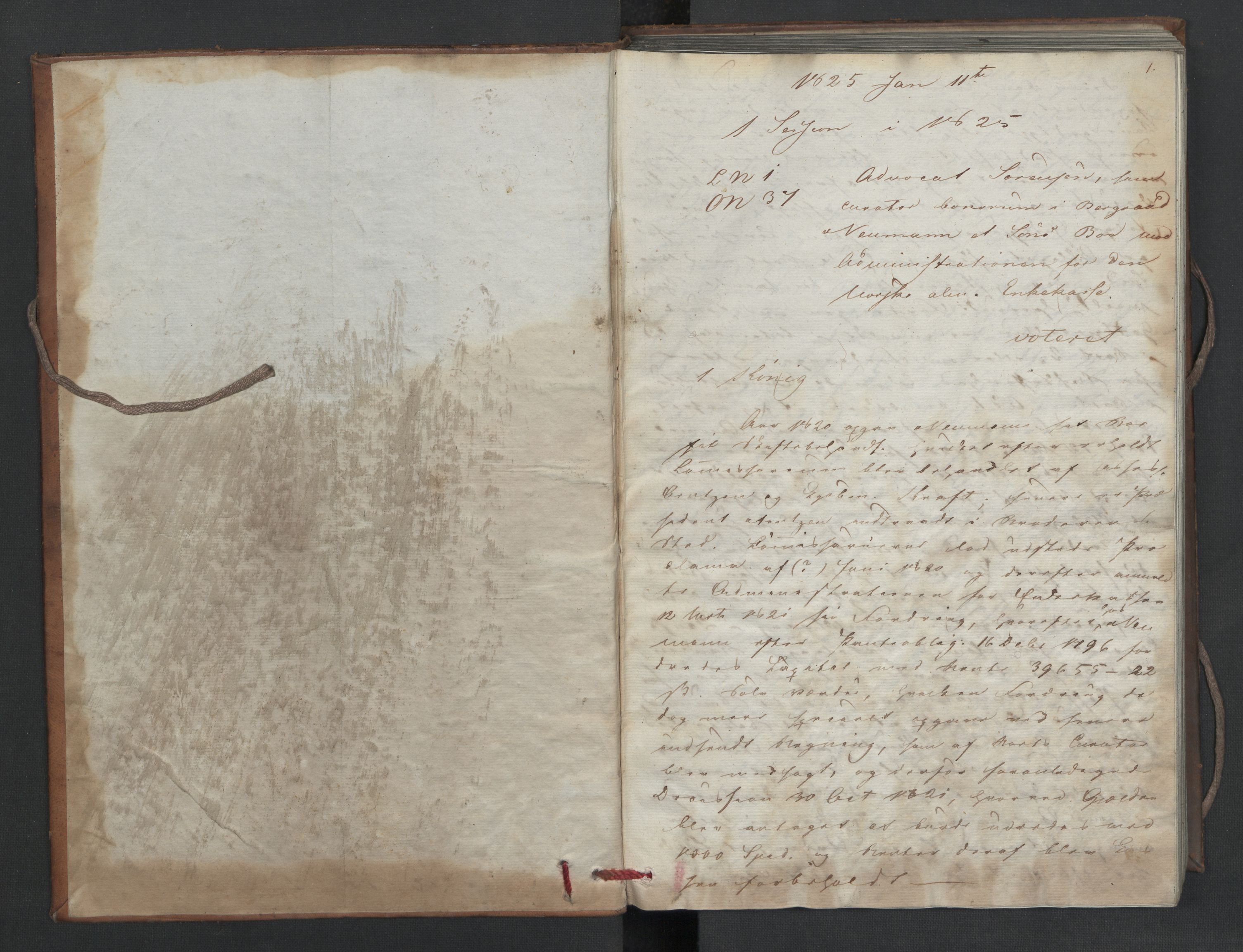 Høyesterett, AV/RA-S-1002/E/Eb/Eba/L0010/0002: Voteringsprotokoller / Voteringsprotokoll, 1825, s. 0-1