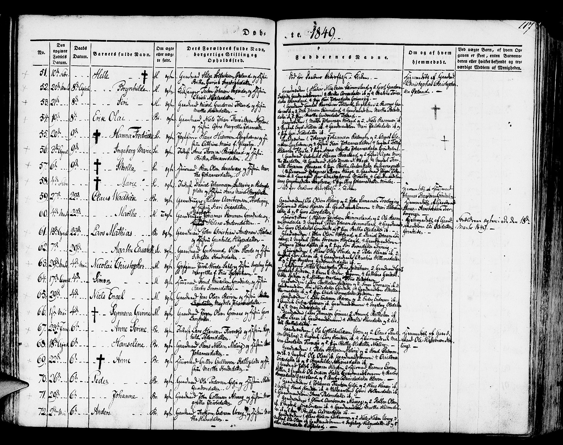 Finnås sokneprestembete, AV/SAB-A-99925/H/Ha/Haa/Haaa/L0006: Ministerialbok nr. A 6, 1836-1850, s. 117