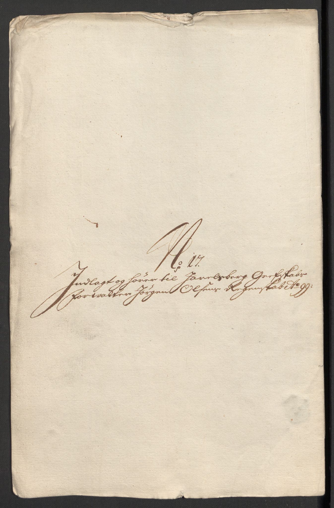 Rentekammeret inntil 1814, Reviderte regnskaper, Fogderegnskap, RA/EA-4092/R32/L1868: Fogderegnskap Jarlsberg grevskap, 1697-1699, s. 374