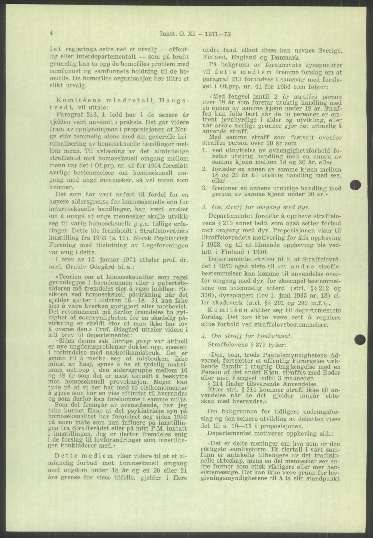 Det Norske Forbundet av 1948/Landsforeningen for Lesbisk og Homofil Frigjøring, AV/RA-PA-1216/D/Dd/L0001: Diskriminering, 1973-1991, s. 1104