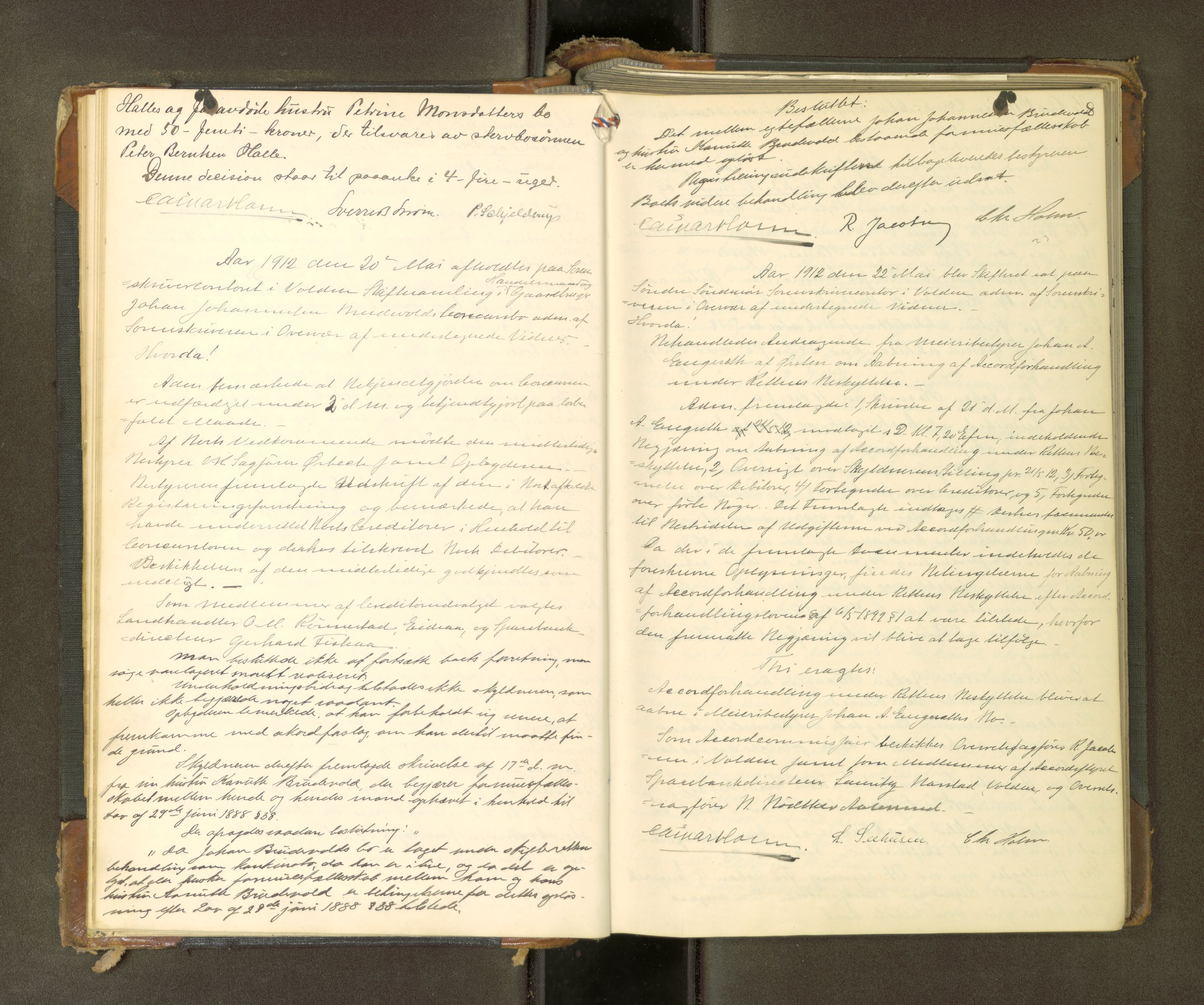 Søre Sunnmøre sorenskriveri, AV/SAT-A-4122/1/3/3B/L0010: Skiftebehandlings- / Skifteforhandlingsprotokollar, 1912-1917, s. 7b-8a