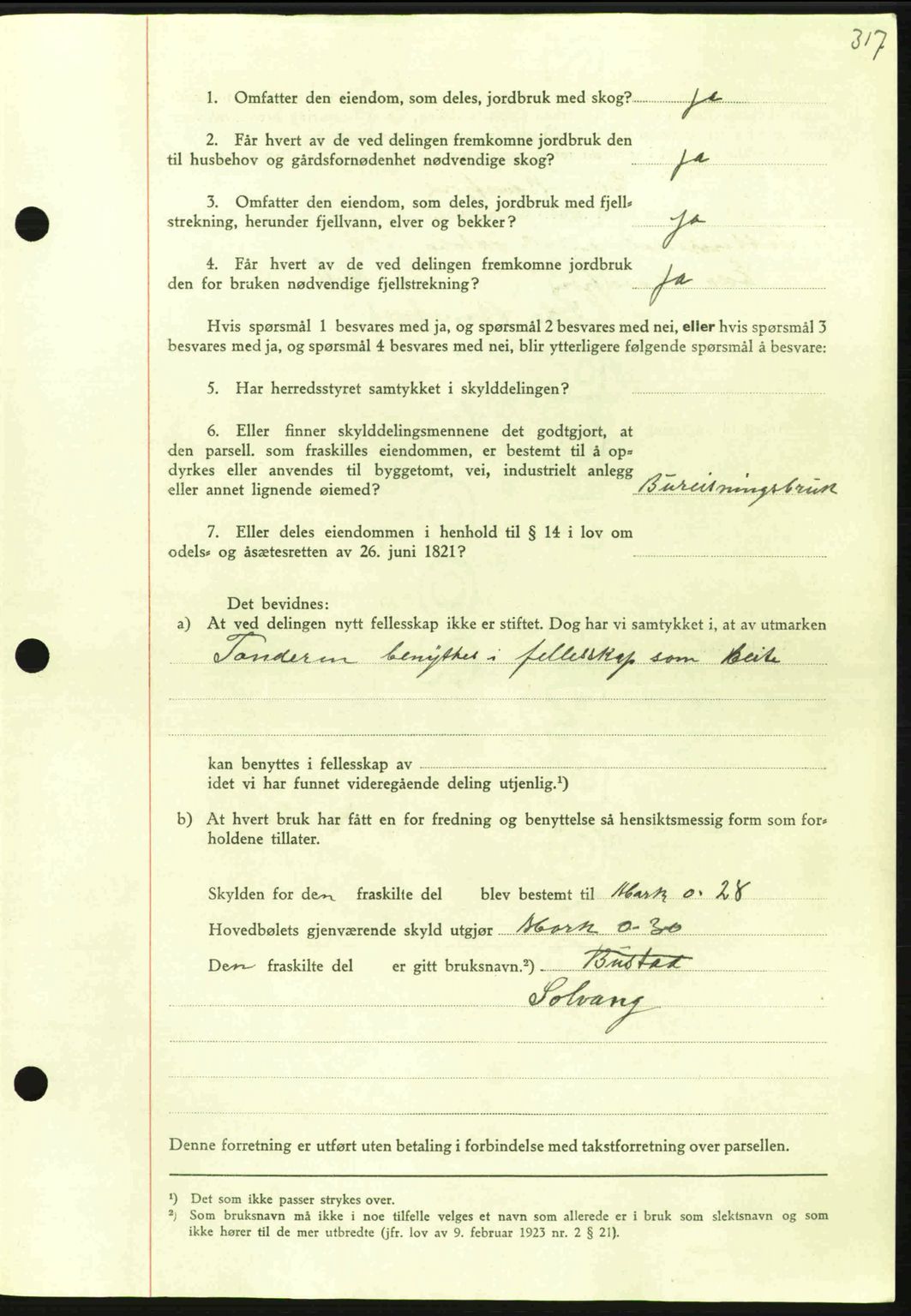 Nordmøre sorenskriveri, SAT/A-4132/1/2/2Ca: Pantebok nr. A96, 1943-1944, Dagboknr: 2295/1943