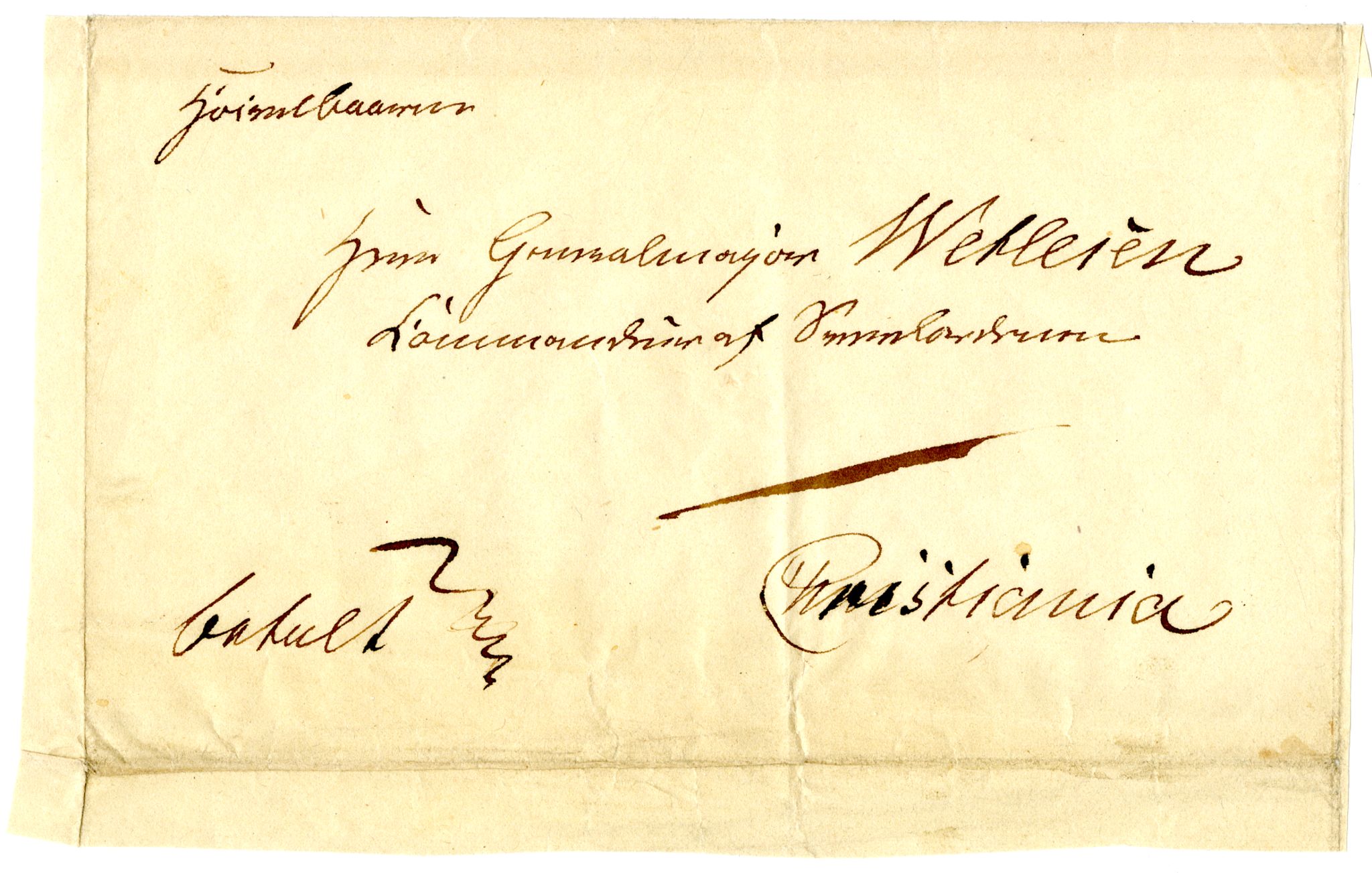 Diderik Maria Aalls brevsamling, NF/Ark-1023/F/L0002: D.M. Aalls brevsamling. B - C, 1799-1889, s. 329