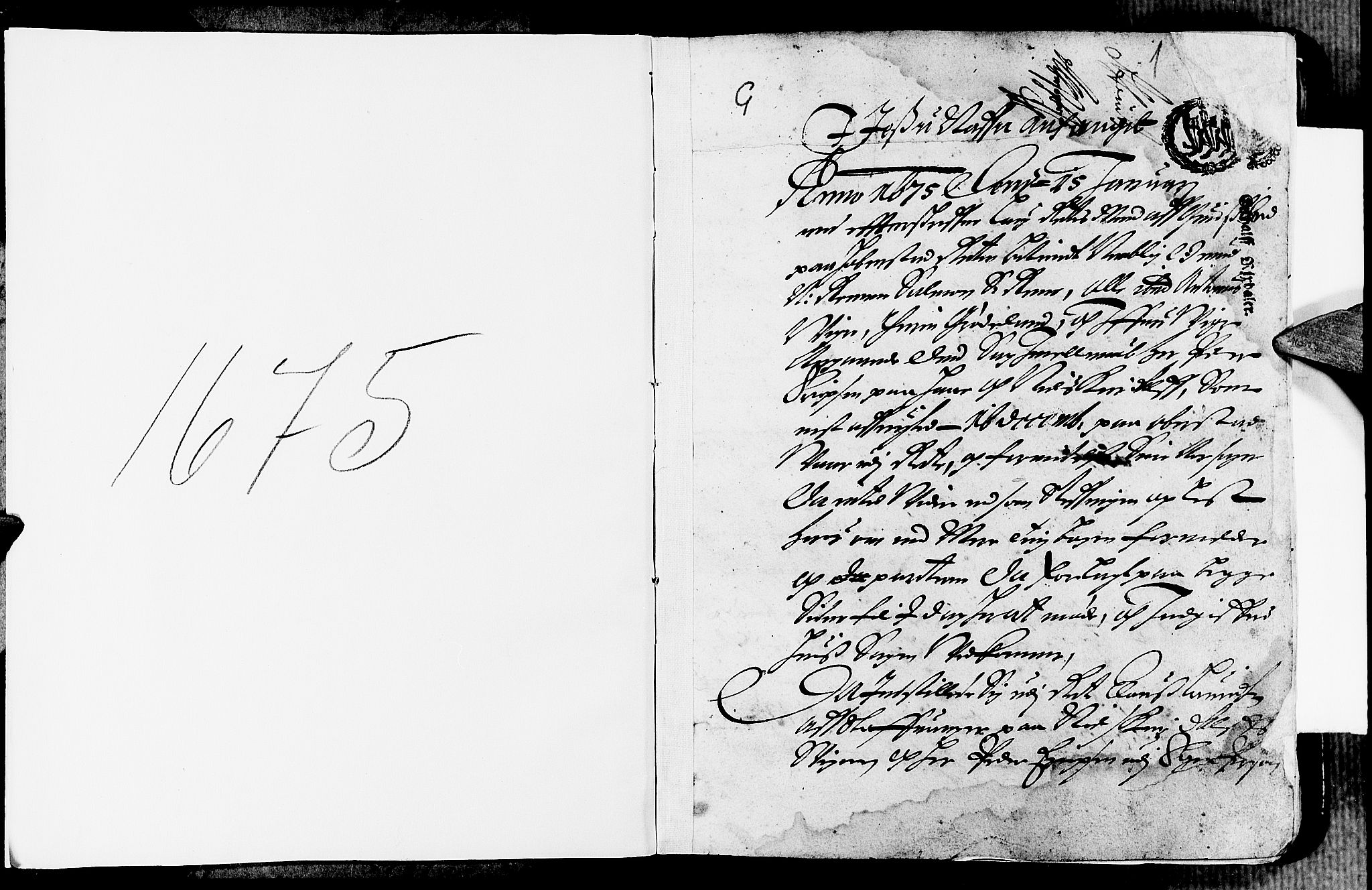 Jæren og Dalane sorenskriveri, SAST/A-100306/3/30/30BA/L0032: TINGBOK, 1675, s. 0b-1a