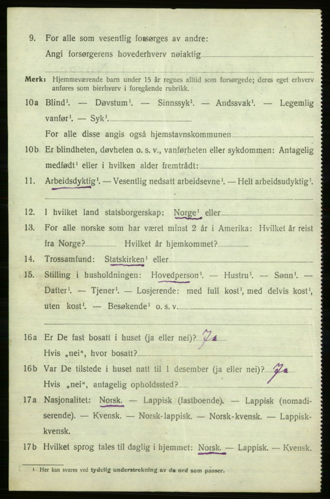 SATØ, Folketelling 1920 for 2030 Sør-Varanger herred, 1920, s. 3449