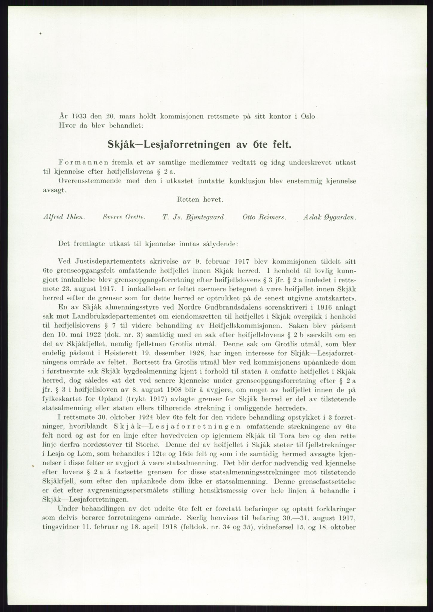 Høyfjellskommisjonen, AV/RA-S-1546/X/Xa/L0001: Nr. 1-33, 1909-1953, s. 2967