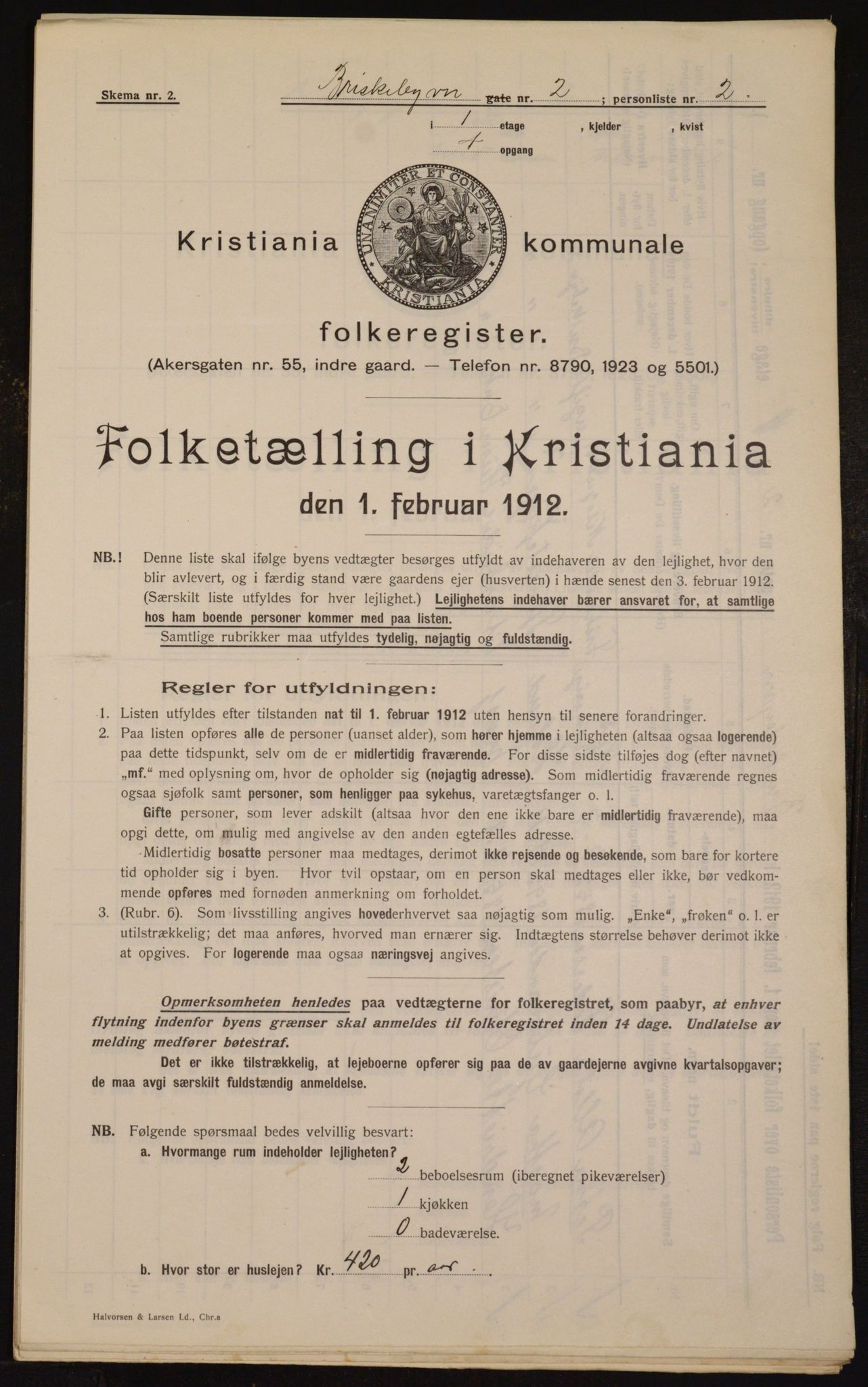 OBA, Kommunal folketelling 1.2.1912 for Kristiania, 1912, s. 9021