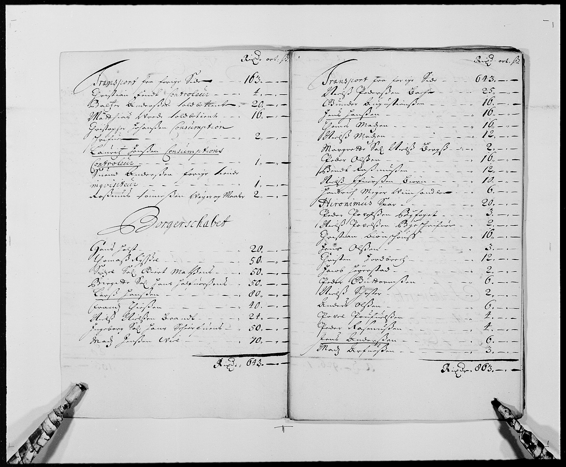 Rentekammeret inntil 1814, Reviderte regnskaper, Byregnskaper, AV/RA-EA-4066/R/Rg/L0140: [G1] Kontribusjonsregnskap, 1679-1692, s. 123