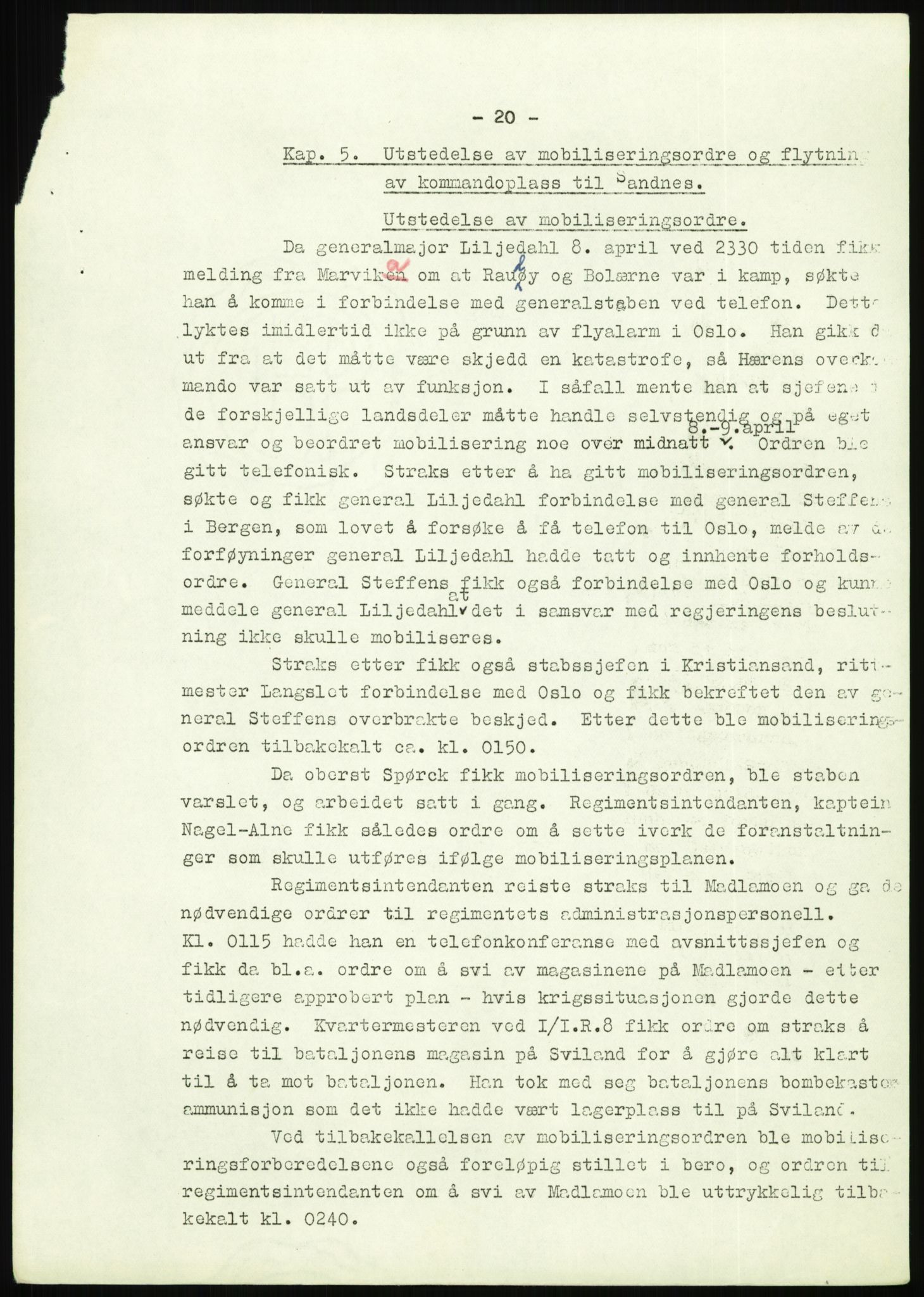Forsvaret, Forsvarets krigshistoriske avdeling, AV/RA-RAFA-2017/Y/Yb/L0091: II-C-11-321  -  3. Divisjon., 1940, s. 11