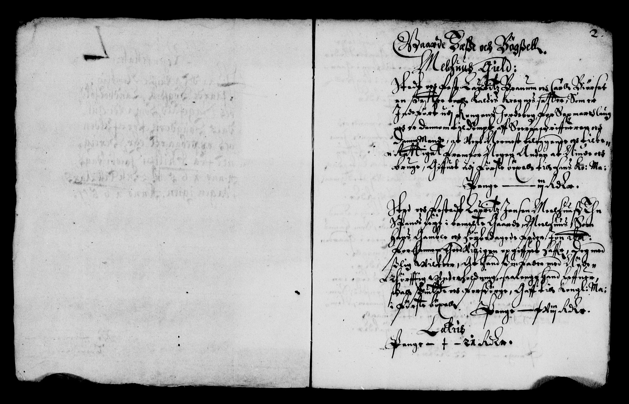 Rentekammeret inntil 1814, Reviderte regnskaper, Lensregnskaper, AV/RA-EA-5023/R/Rb/Rbw/L0125: Trondheim len, 1642-1657
